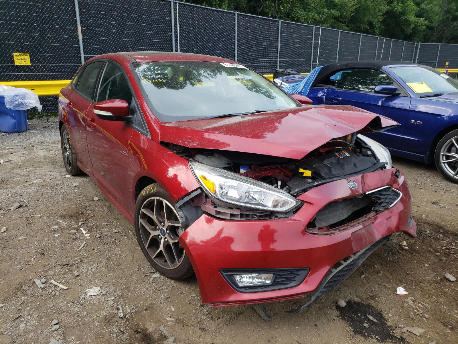 FORD FOCUS SE 2016 with VIN 1FADP3F20GL310641 - Photo from auction