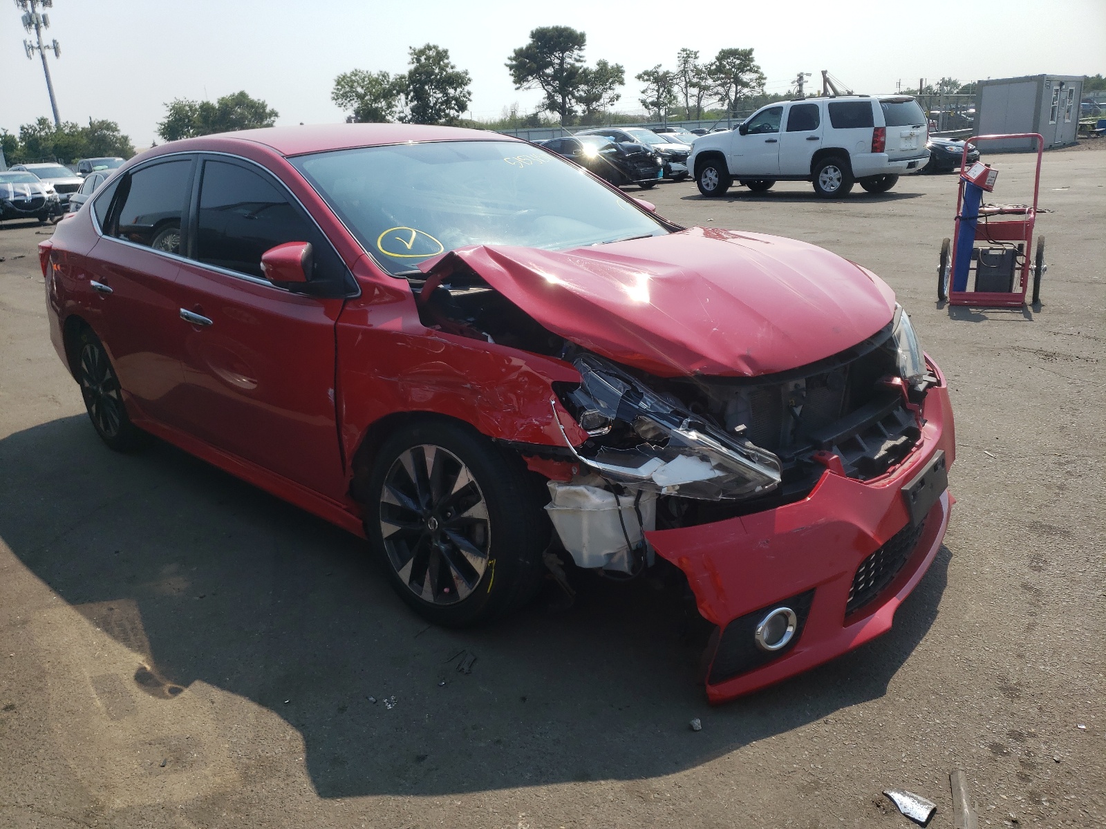 NISSAN SENTRA S 2016 with VIN 3N1AB7AP4GY339057 - Photo from auction