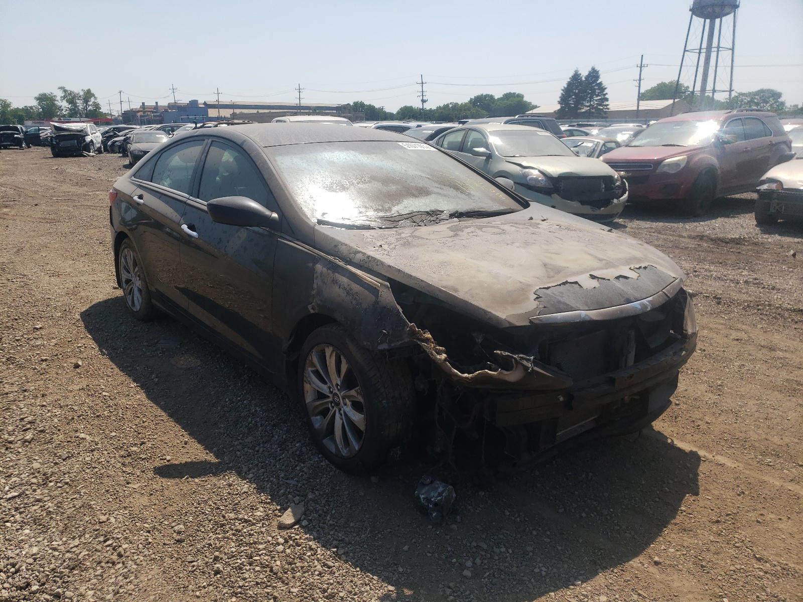 HYUNDAI SONATA SE 2012 with VIN 5NPEC4AB2CH405921 - Photo from auction