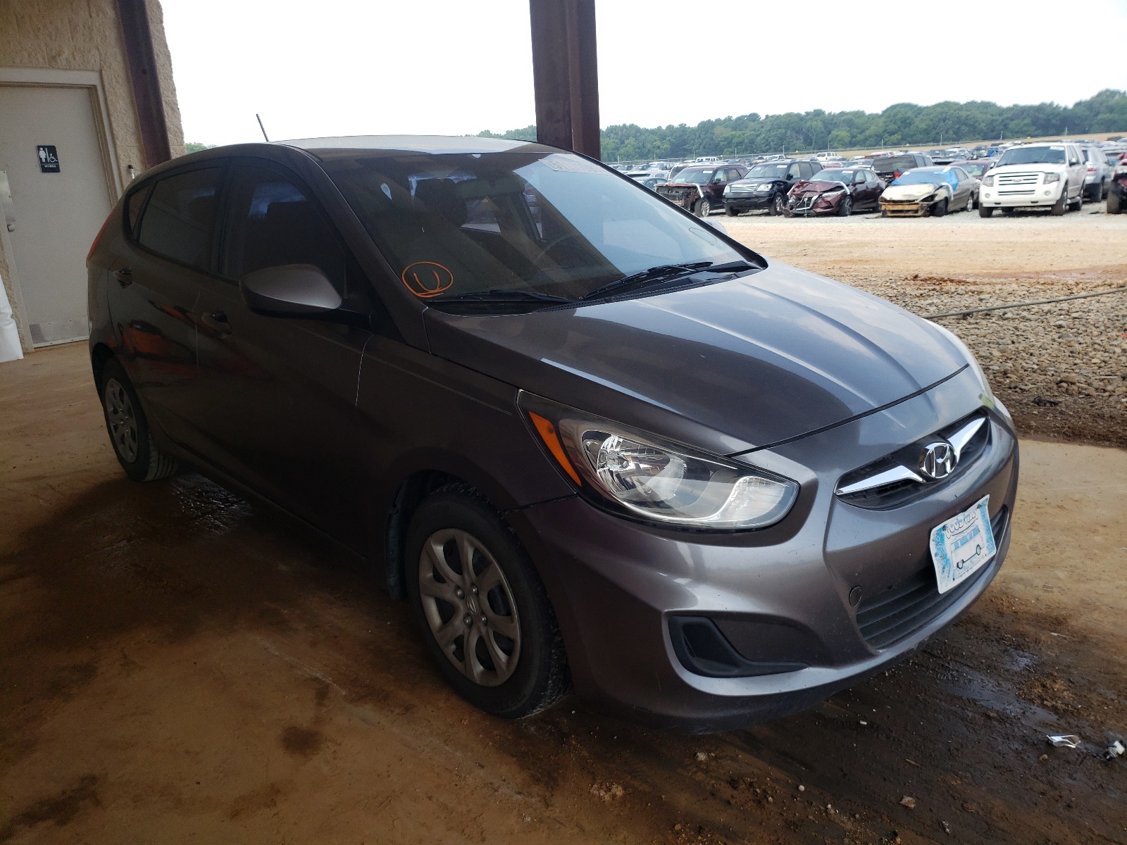HYUNDAI ACCENT GLS 2014 with VIN KMHCT5AE1EU141070 - Photo from auction