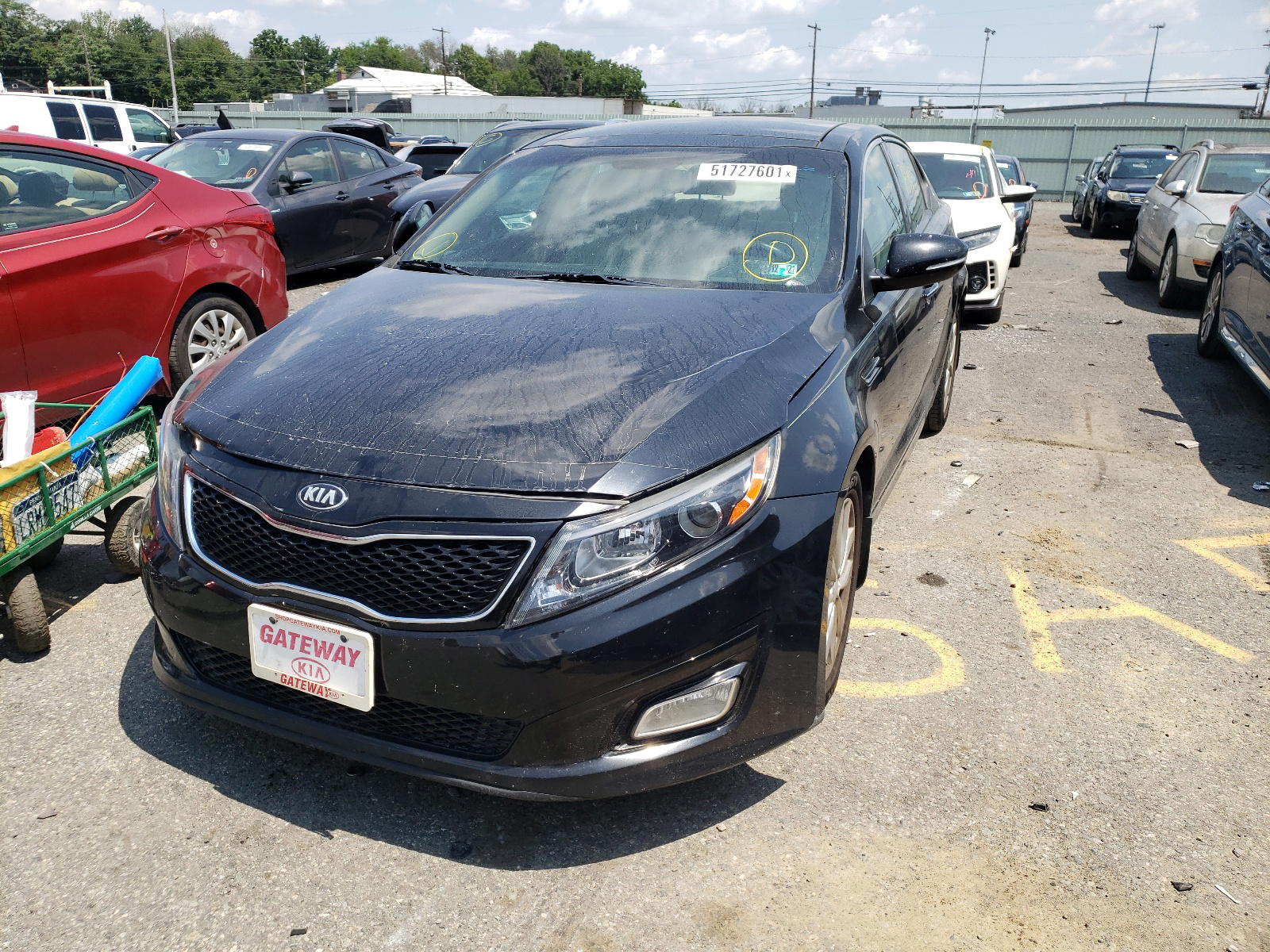 Photo 2 from auction – 2014 KIA OPTIMA EX with VIN 5XXGN4A77EG301261