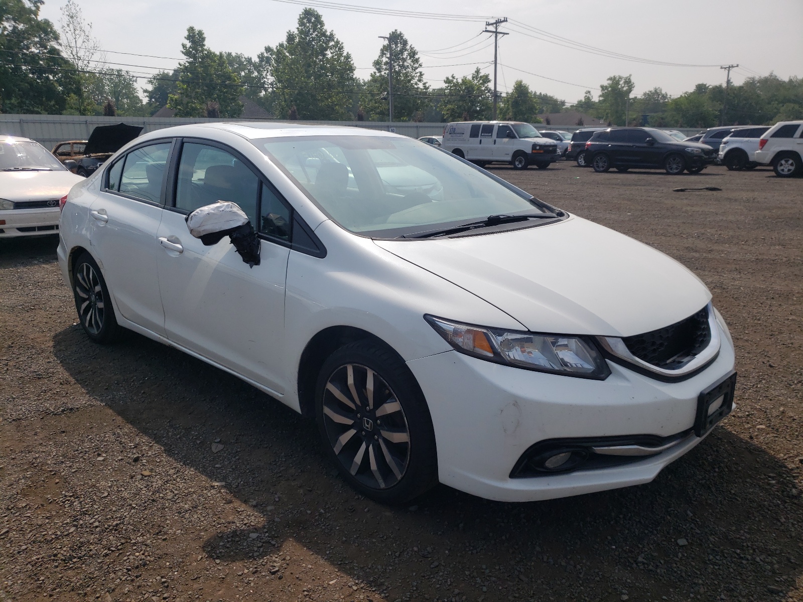 HONDA CIVIC EXL 2014 with VIN 19XFB2F90EE225748 - Photo from auction