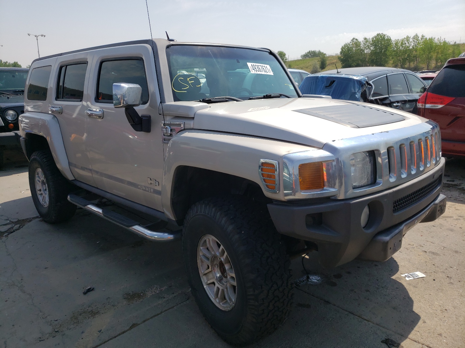 HUMMER H3 2007 with VIN 5GTDN13EX78101194 - Photo from auction