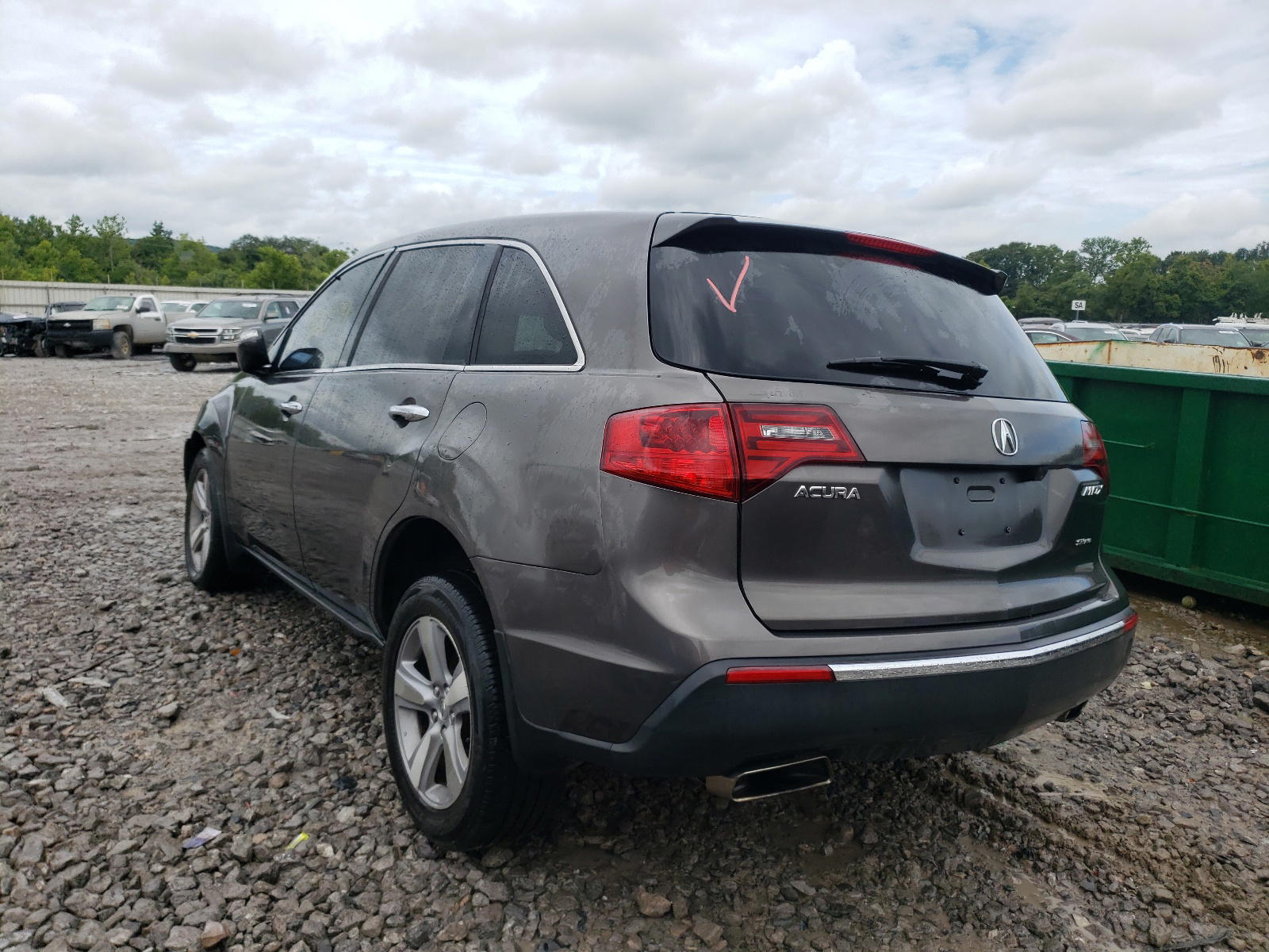 Photo 3 from auction – 2012 ACURA MDX TECHNO with VIN 2HNYD2H30CH544252