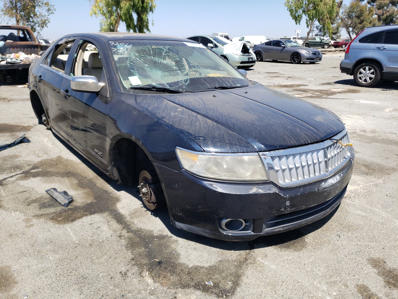 LINCOLN MKZ 2008 with VIN 3LNHM26T78R618184 - Photo from auction