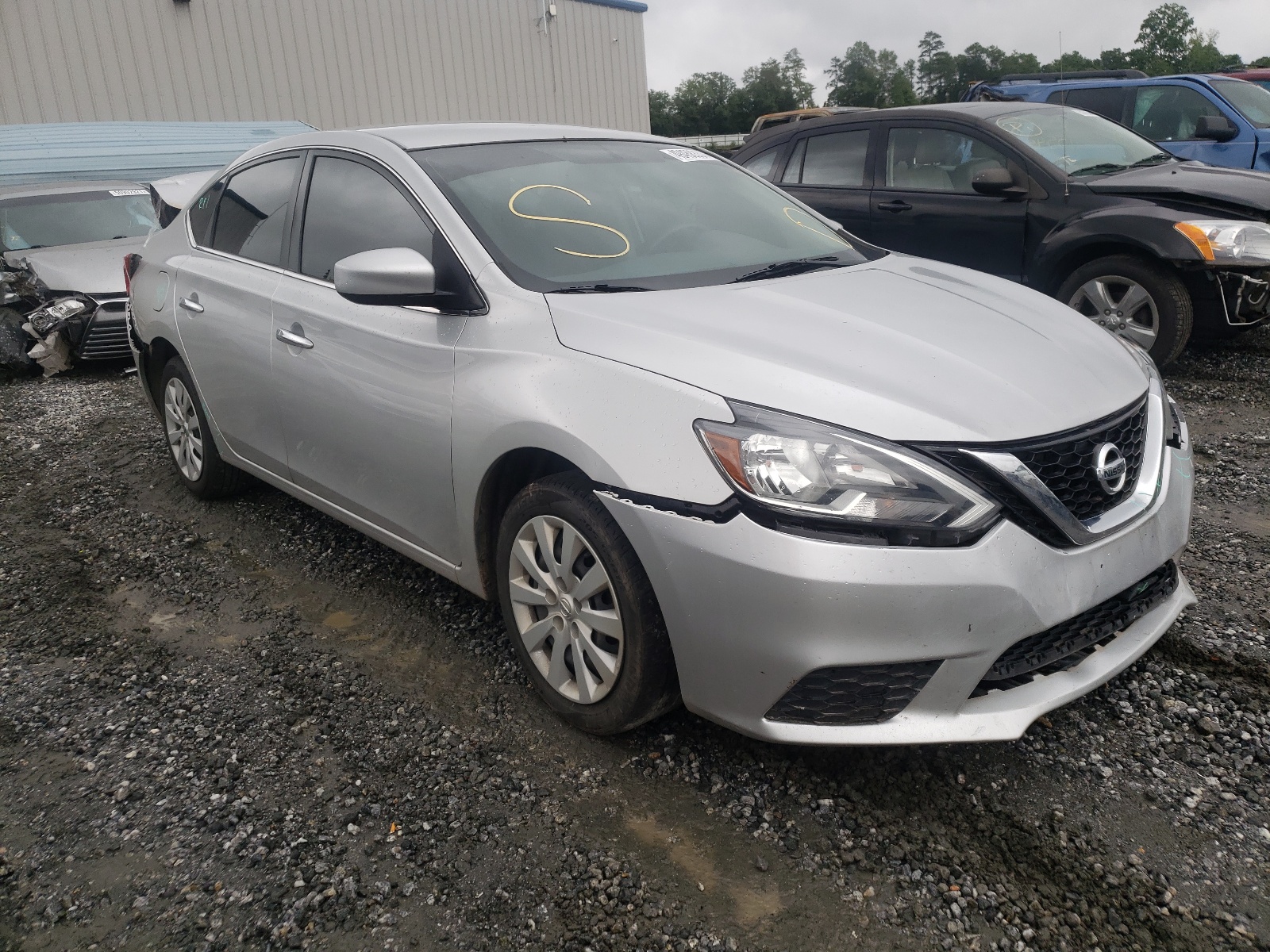 NISSAN SENTRA S 2018 with VIN 3N1AB7AP2JY325875 - Photo from auction
