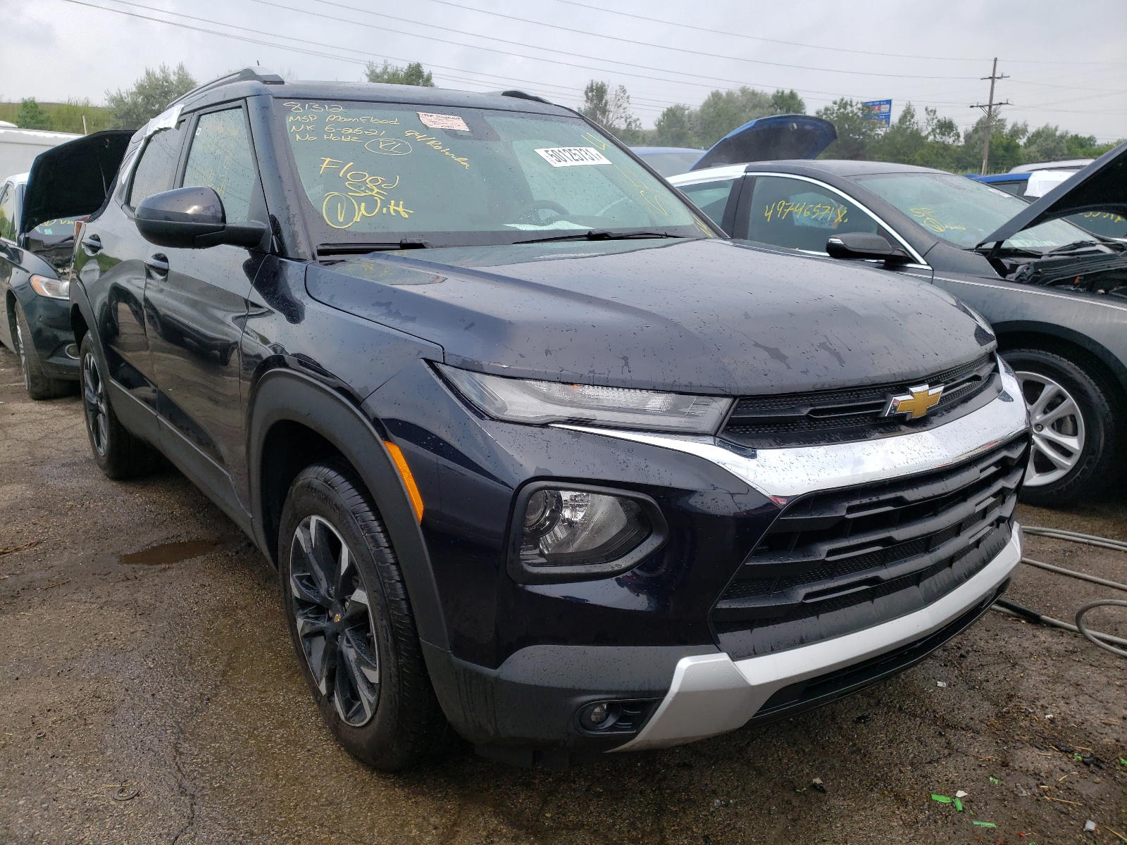 CHEVROLET TRAILBLAZE 2021 with VIN KL79MPSL5MB065011 - Photo from auction