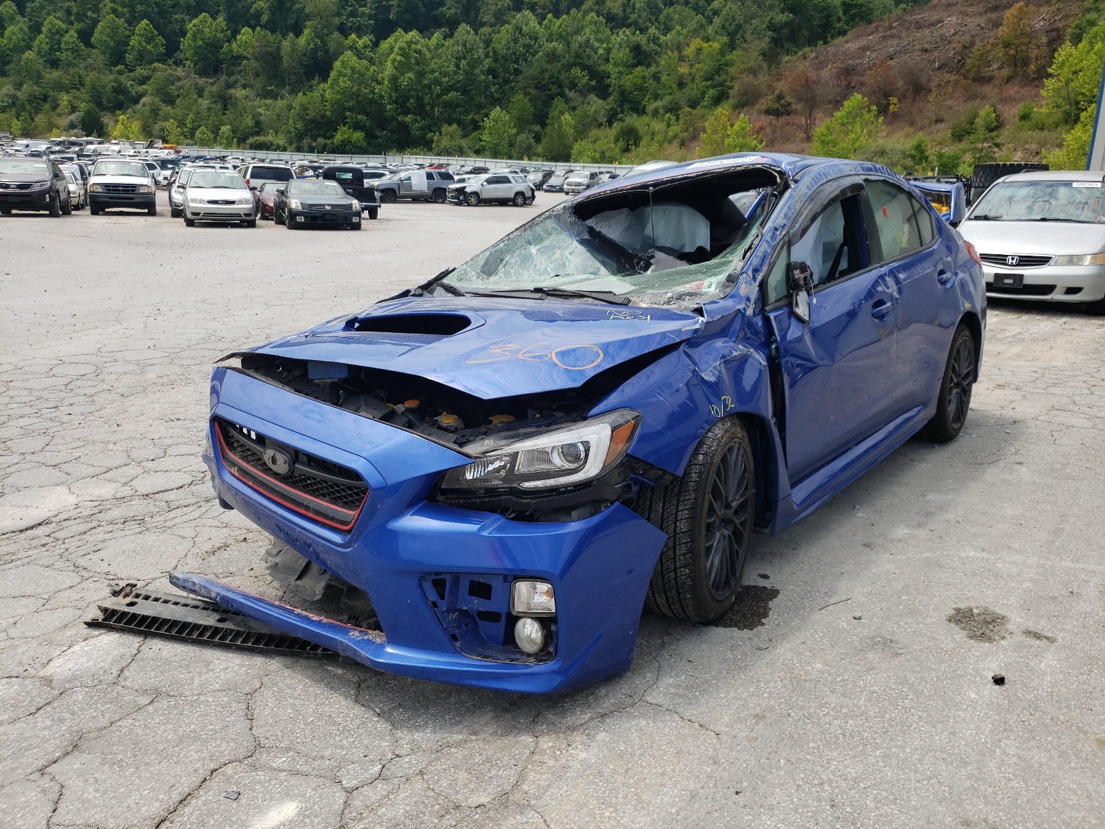 Photo 2 from auction – 2017 SUBARU WRX STI with VIN JF1VA2M64H9822679