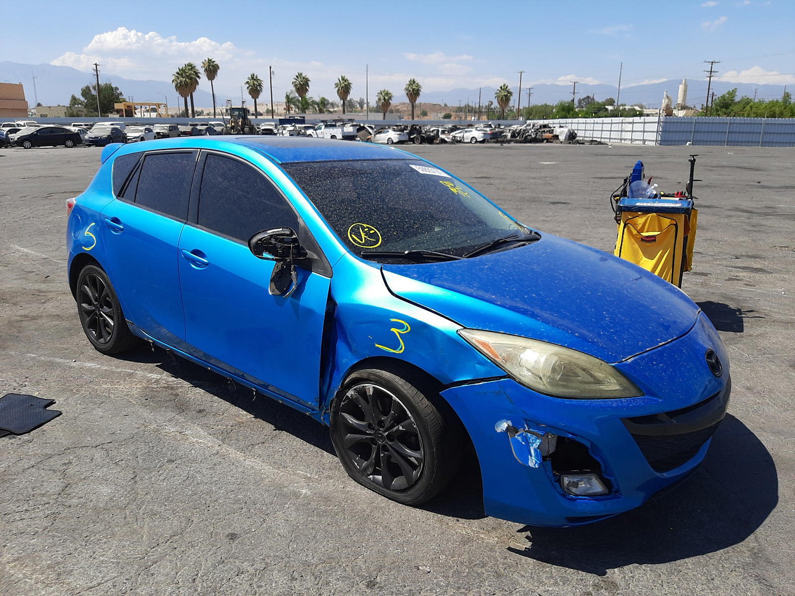 MAZDA 3 S 2010 with VIN JM1BL1H53A1169852 - Photo from auction