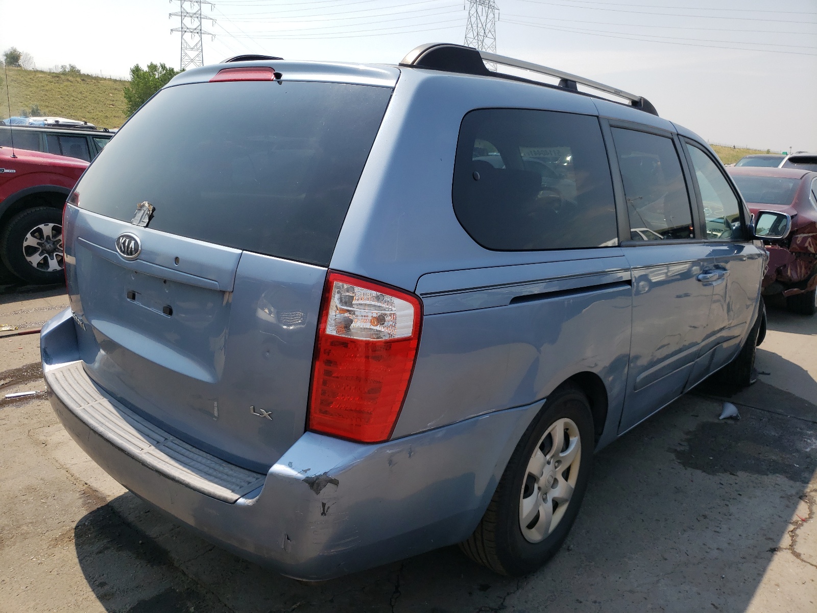 Photo 4 from auction – 2008 KIA SEDONA EX with VIN KNDMB233686258576
