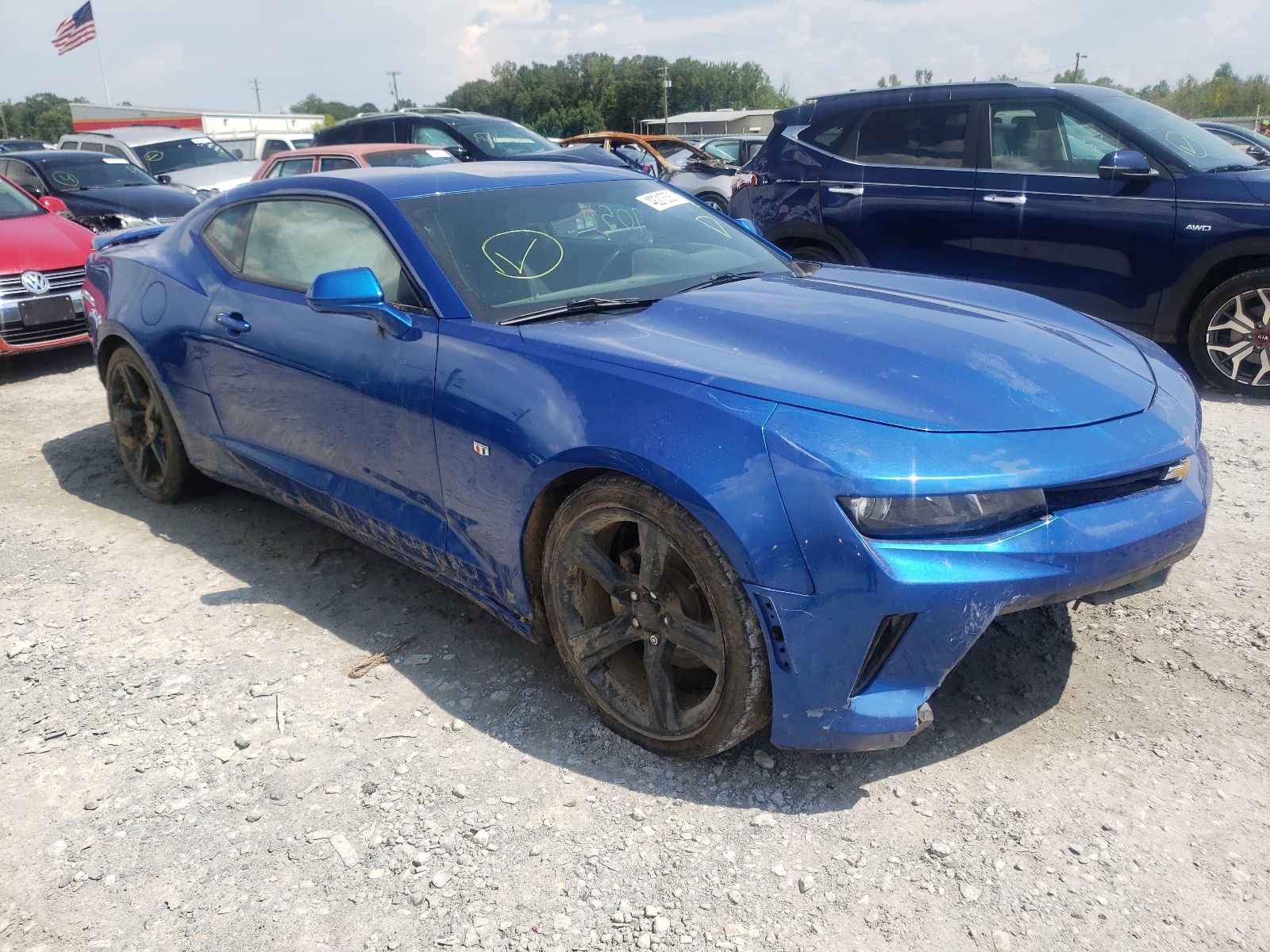 CHEVROLET CAMARO LT 2017 with VIN 1G1FB1RX6H0189204 - Photo from auction
