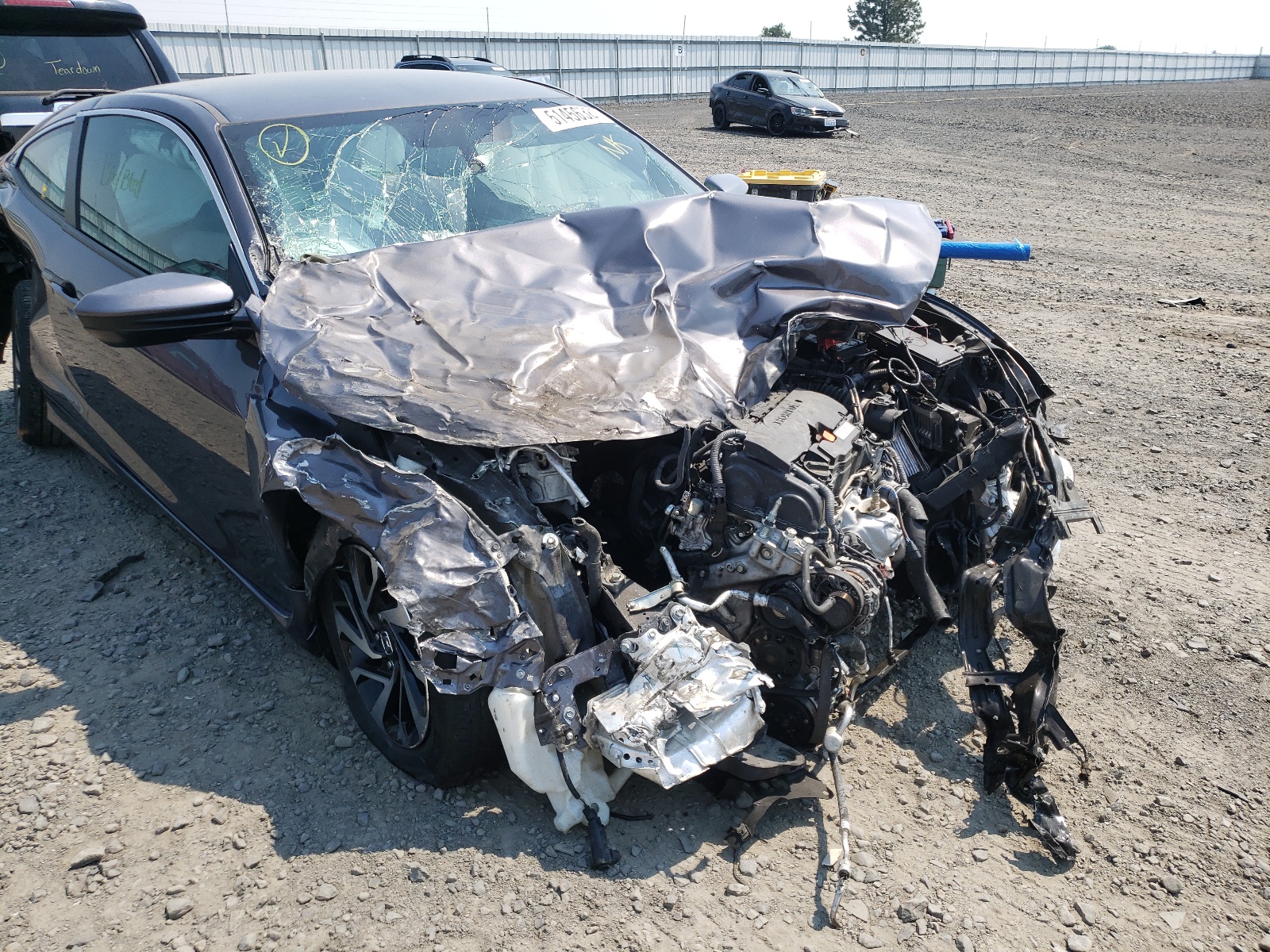 Photo 9 from auction – 2017 HONDA CIVIC LX with VIN 2HGFC4B57HH305036