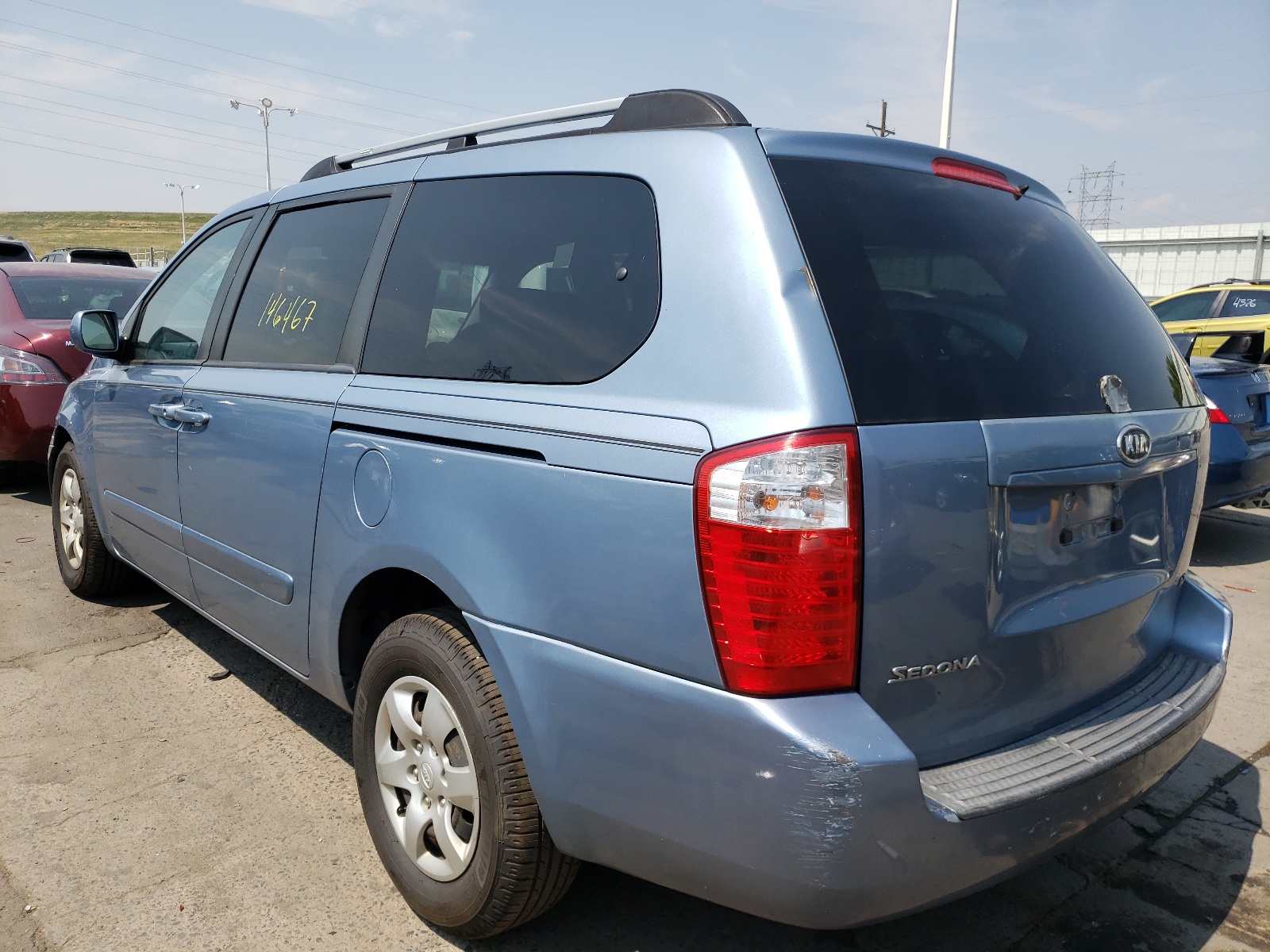 Photo 3 from auction – 2008 KIA SEDONA EX with VIN KNDMB233686258576