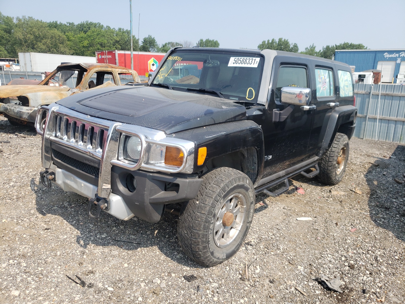 Photo 2 from auction – 2008 HUMMER H3 with VIN 5GTEN13E188143145