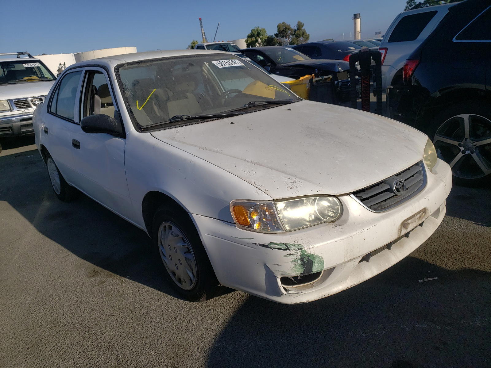 TOYOTA COROLLA CE 2002 with VIN 1NXBR12E02Z609917 - Photo from auction