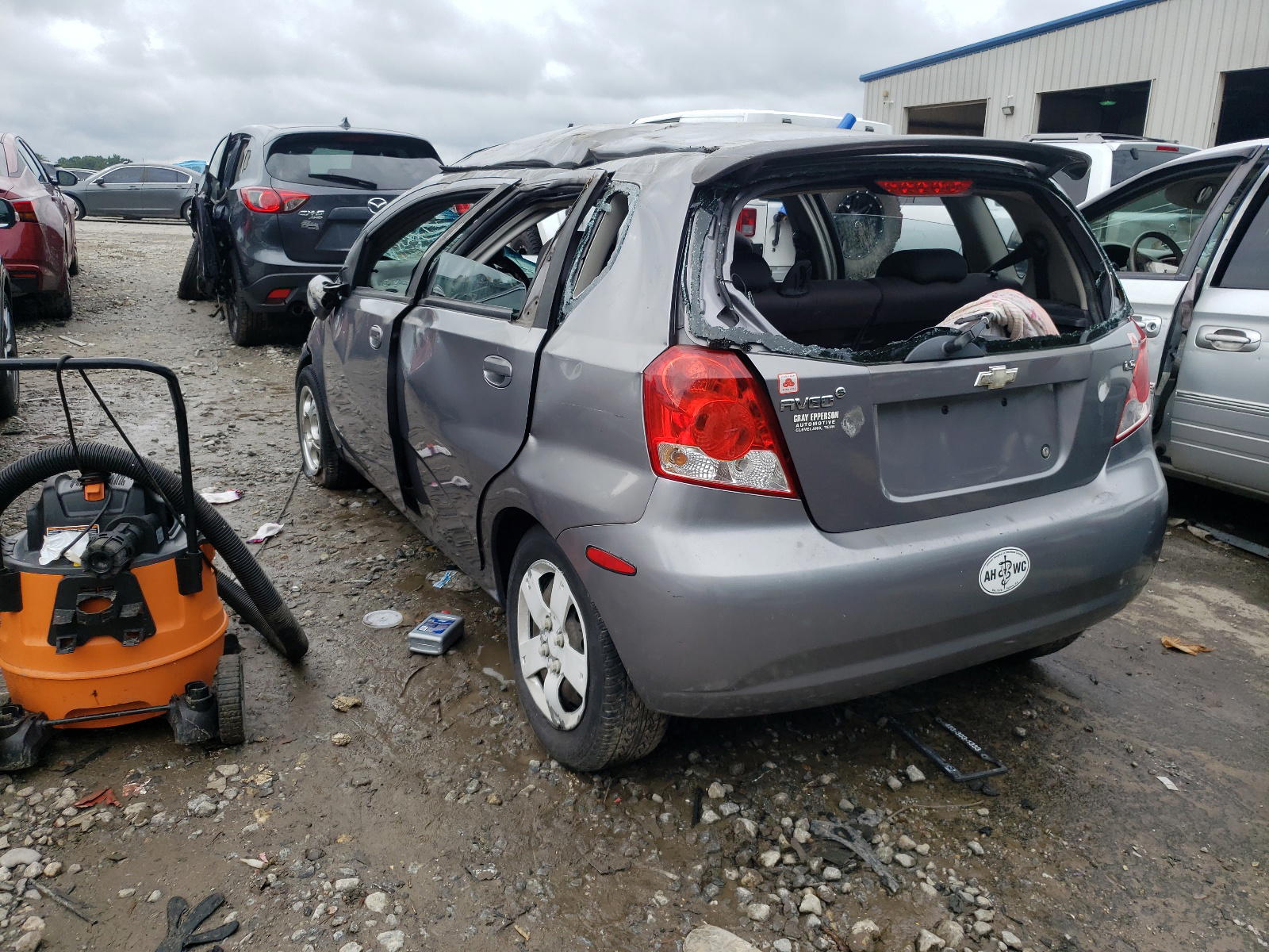 Photo 3 from auction – 2007 CHEVROLET AVEO BASE with VIN KL1TD66607B777123