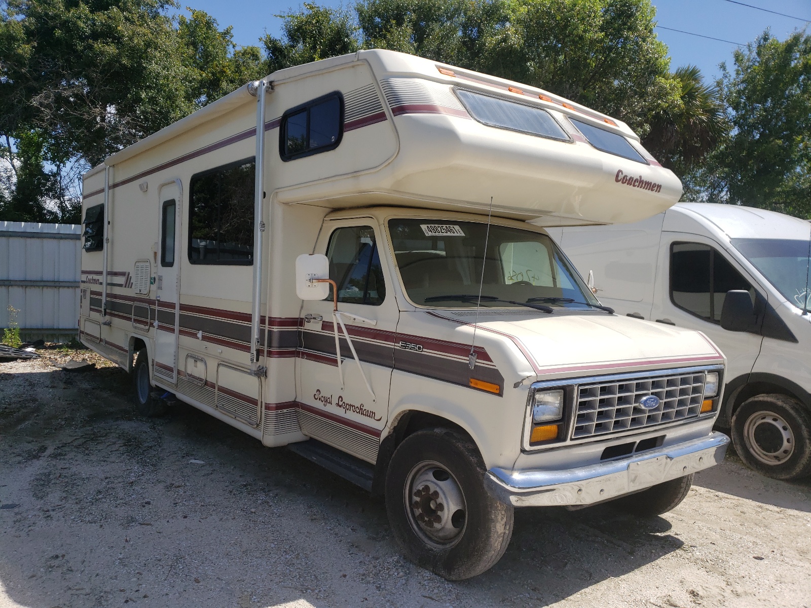 Photo 1 from auction – 1991 FORD ECONOLINE with VIN 1FDKE30M3MHA92027