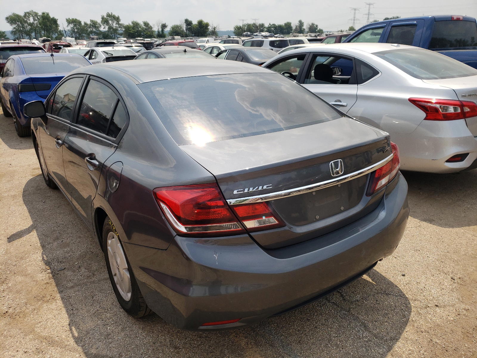Photo 3 from auction – 2013 HONDA CIVIC with VIN 19XFB2F59DE058396