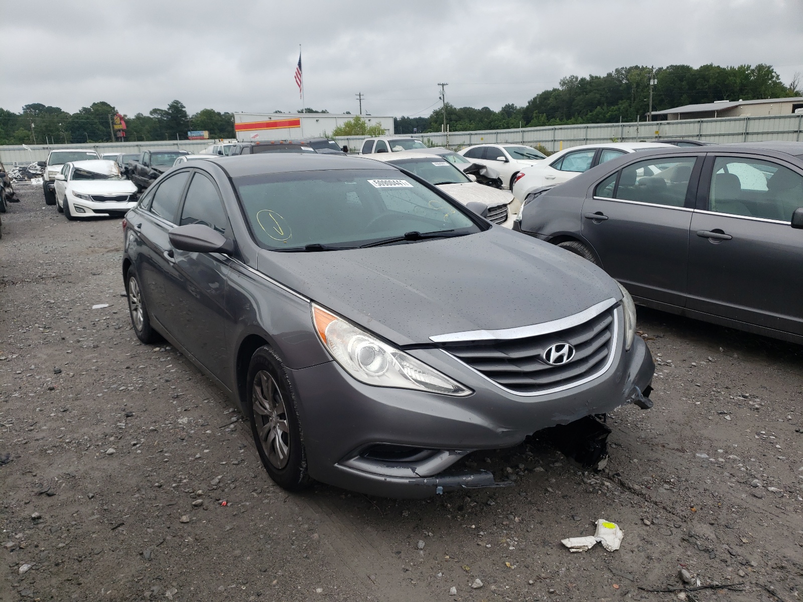 HYUNDAI SONATA GLS 2011 with VIN 5NPEB4AC2BH220357 - Photo from auction