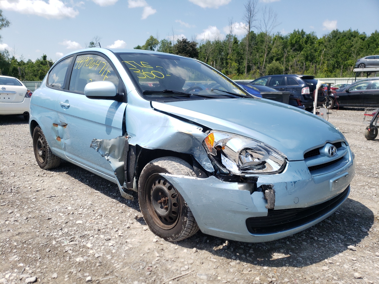HYUNDAI ACCENT BLU 2010 with VIN KMHCM3AC7AU175900 - Photo from auction