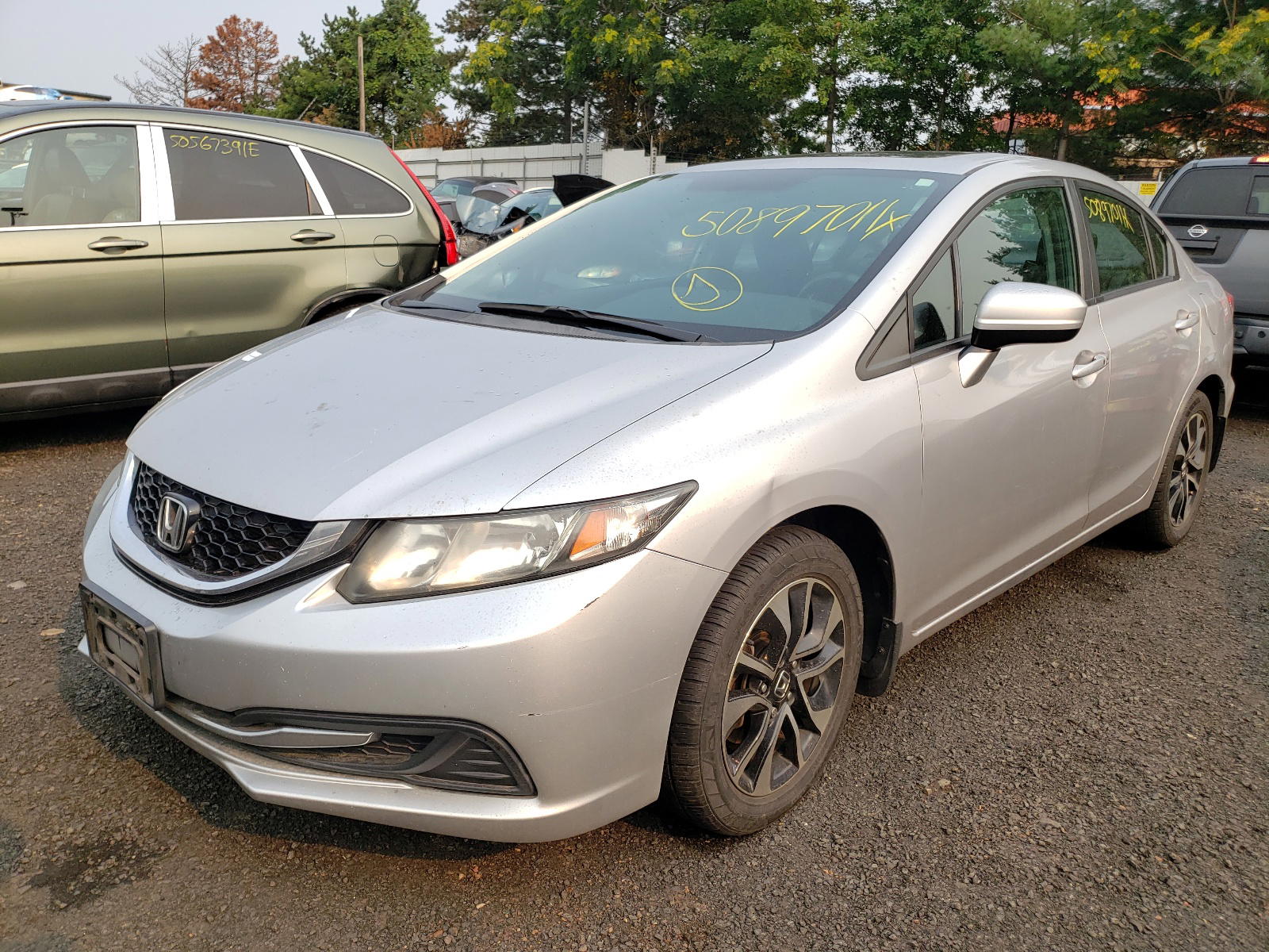 Photo 2 from auction – 2014 HONDA CIVIC EX with VIN 19XFB2F86EE234722