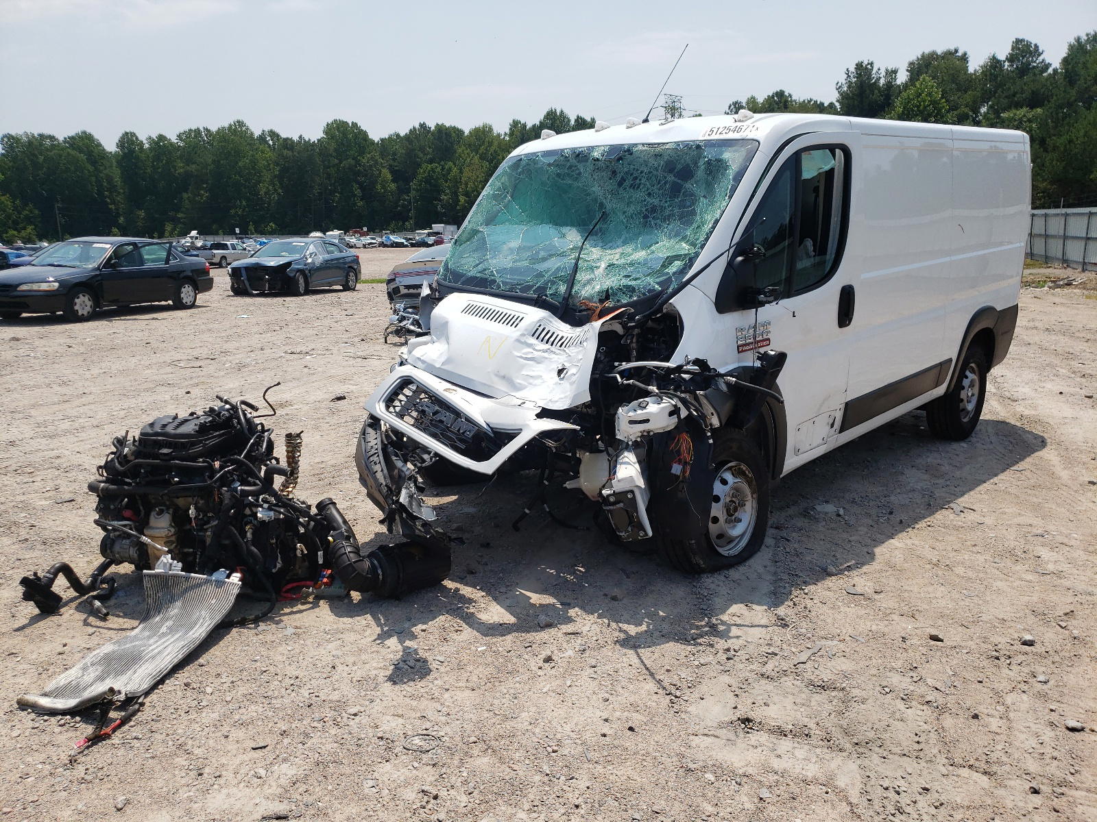 Photo 2 from auction – 2020 RAM PROMASTER with VIN 3C6TRVVG6LE110656