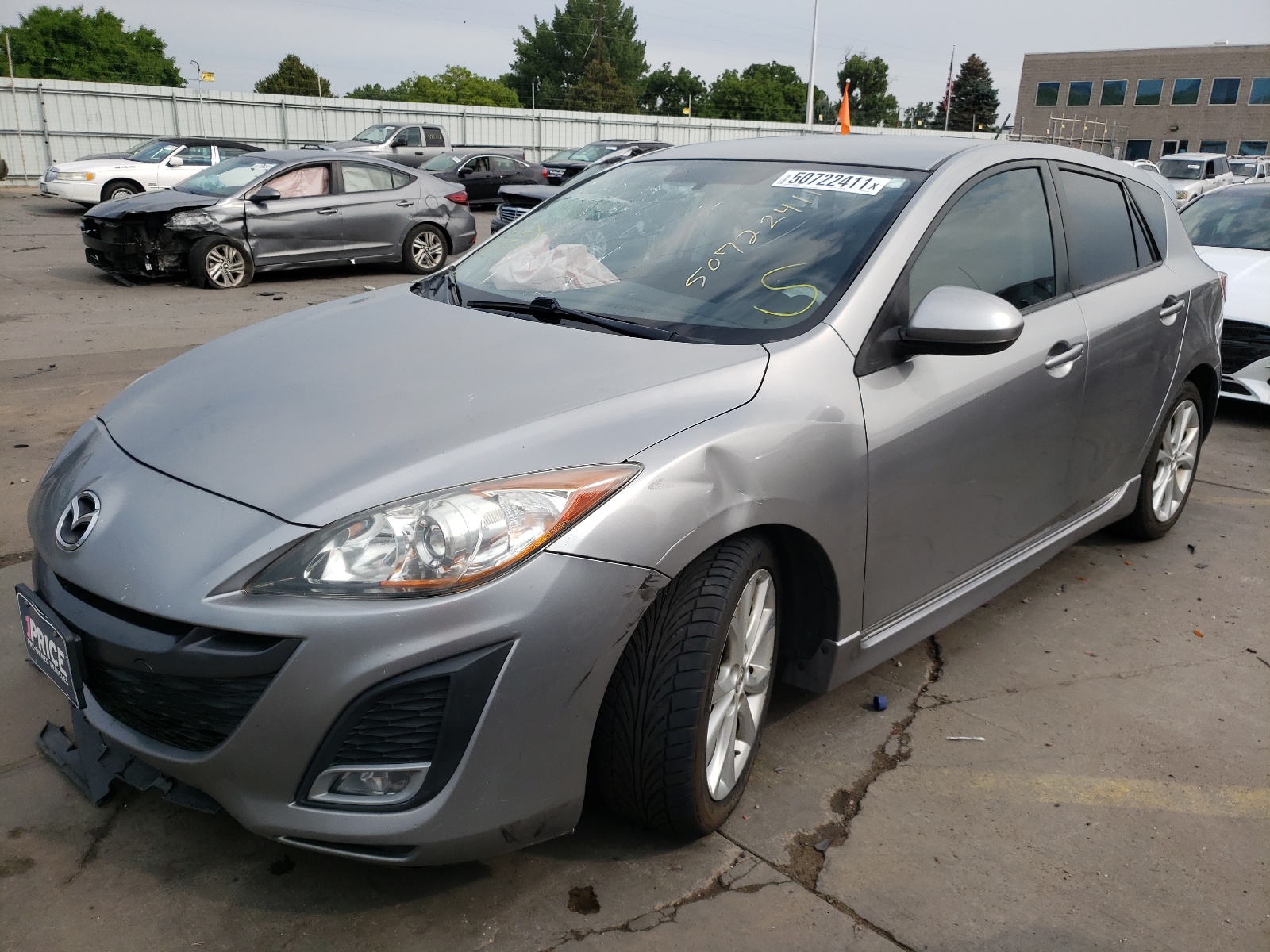 Photo 2 from auction – 2010 MAZDA 3 S with VIN JM1BL1H56A1331165