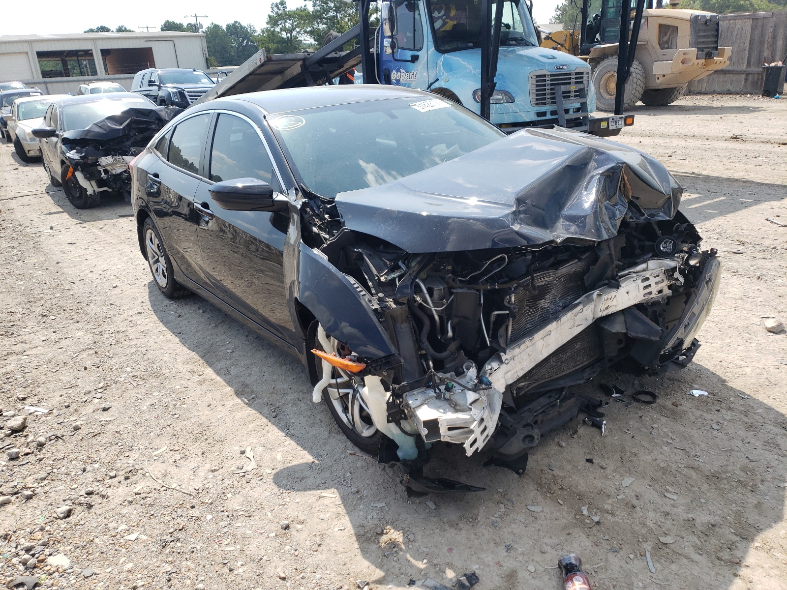 HONDA CIVIC LX 2016 with VIN 19XFC2F55GE073284 - Photo from auction