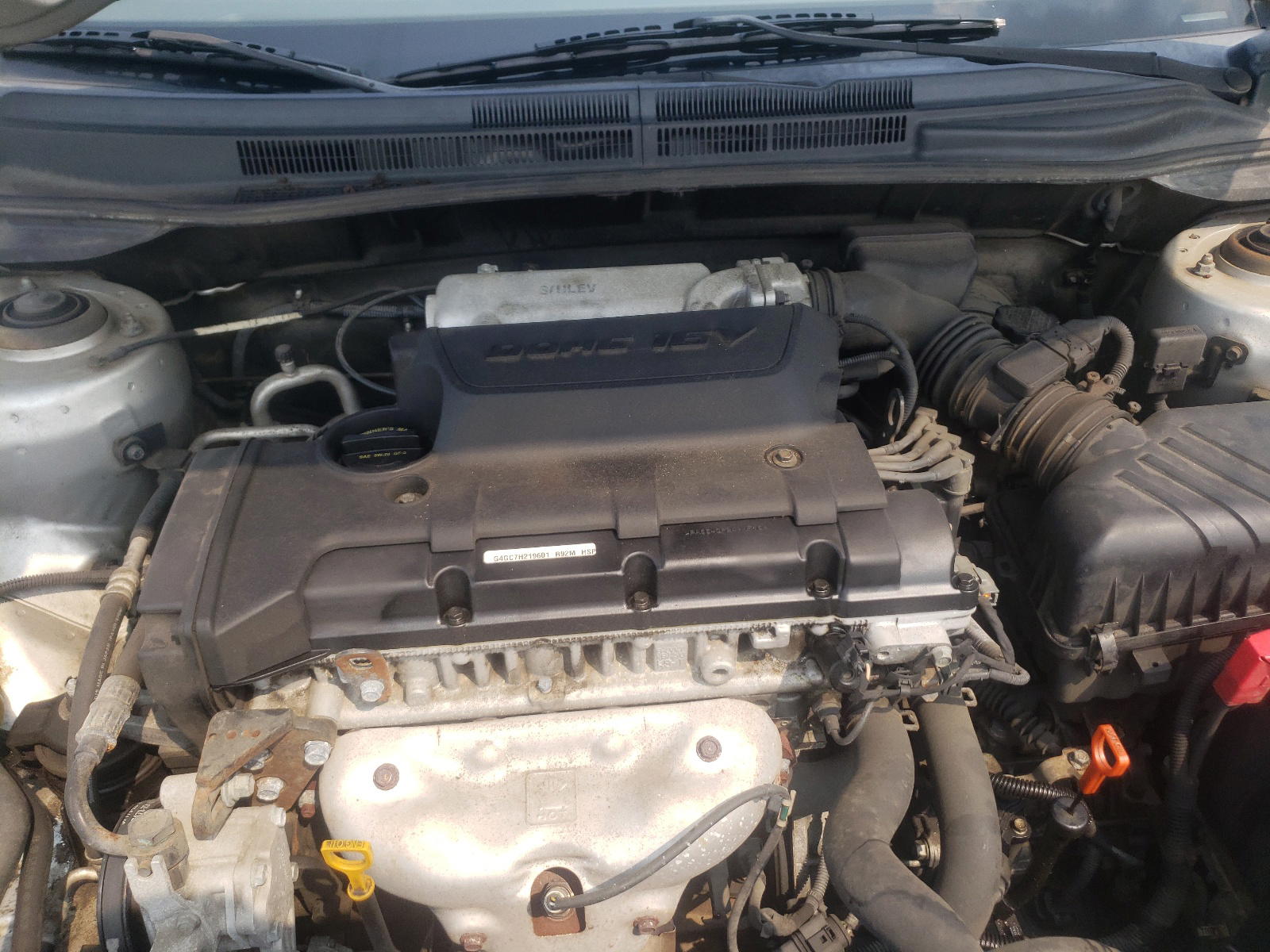 Photo 7 from auction – 2008 KIA SPECTRA EX with VIN KNAFE121385536492