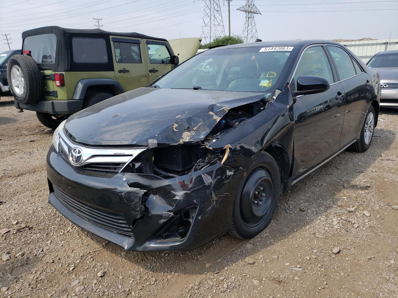 Photo 2 from auction – 2012 TOYOTA CAMRY BASE with VIN 4T4BF1FK7CR271156