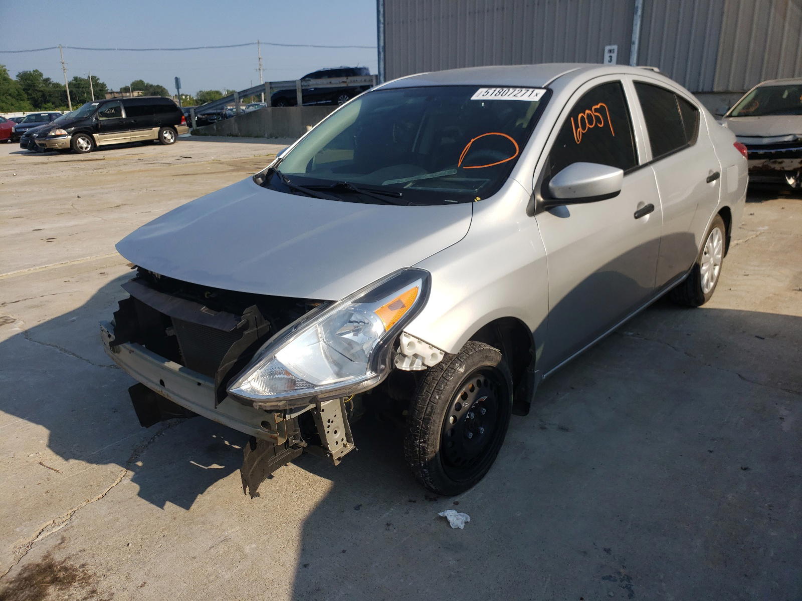 Photo 2 from auction – 2016 NISSAN VERSA S with VIN 3N1CN7AP8GL835167