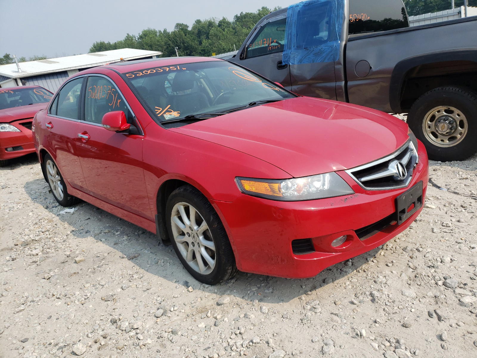 ACURA TSX 2007 with VIN JH4CL96827C014902 - Photo from auction