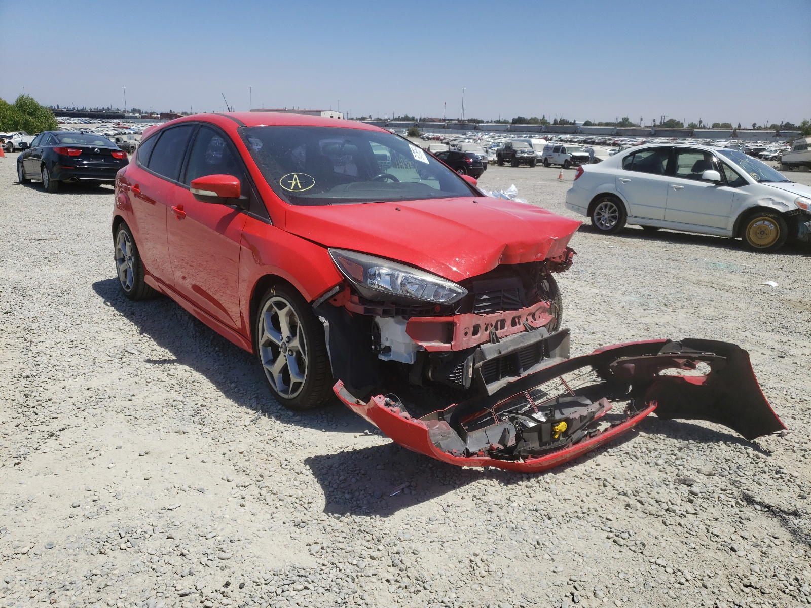 FORD FOCUS ST 2015 with VIN 1FADP3L97FL300804 - Photo from auction