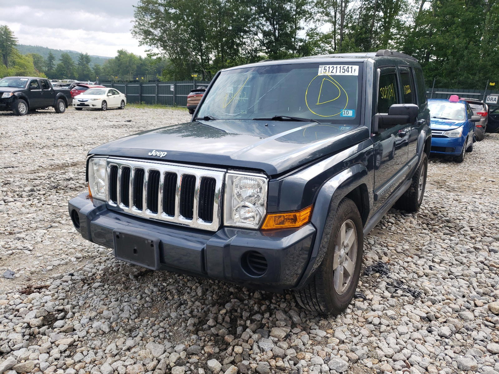 Photo 2 from auction – 2008 JEEP COMMANDER with VIN 1J8HG48K98C132706