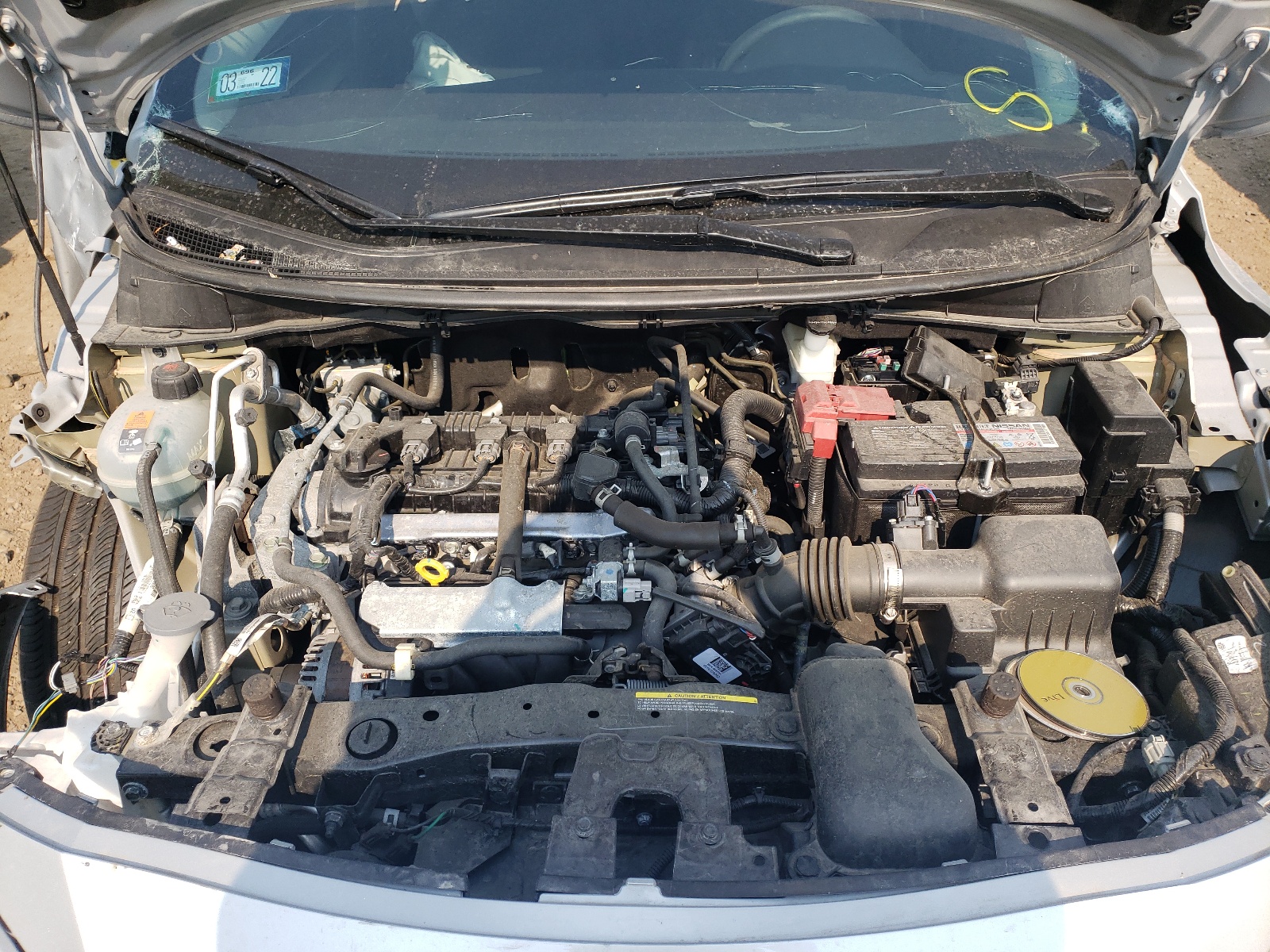 Photo 7 from auction – 2020 NISSAN VERSA S with VIN 3N1CN8DV6LL902214
