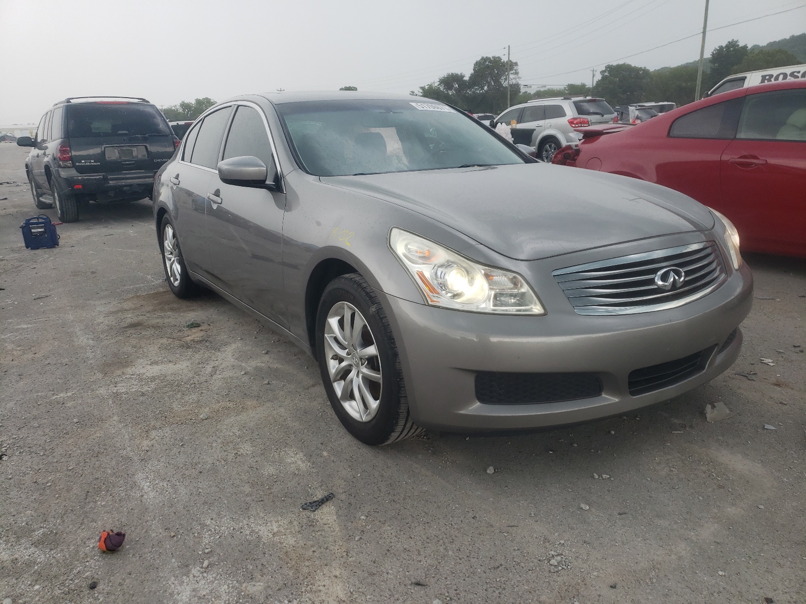 INFINITI G37 BASE 2009 with VIN JNKCV61E09M308270 - Photo from auction