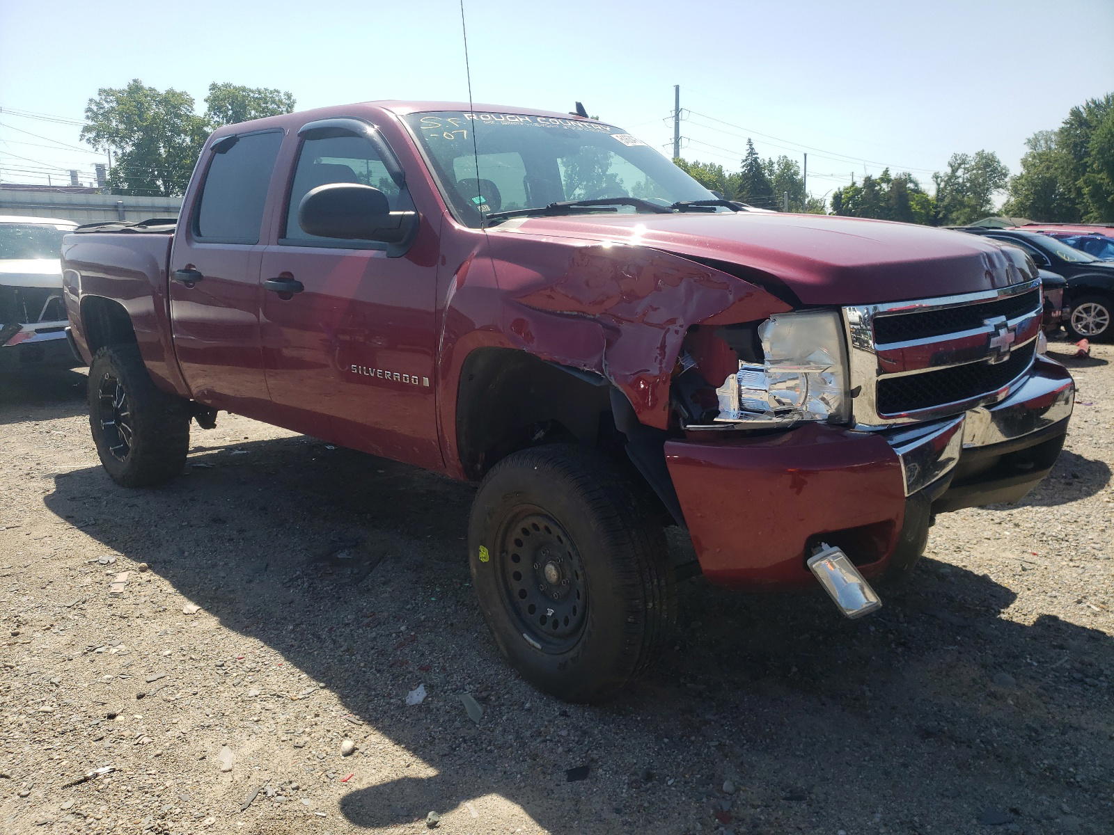 CHEVROLET SILVERADO 2007 with VIN 2GCEK13M171592527 - Photo from auction