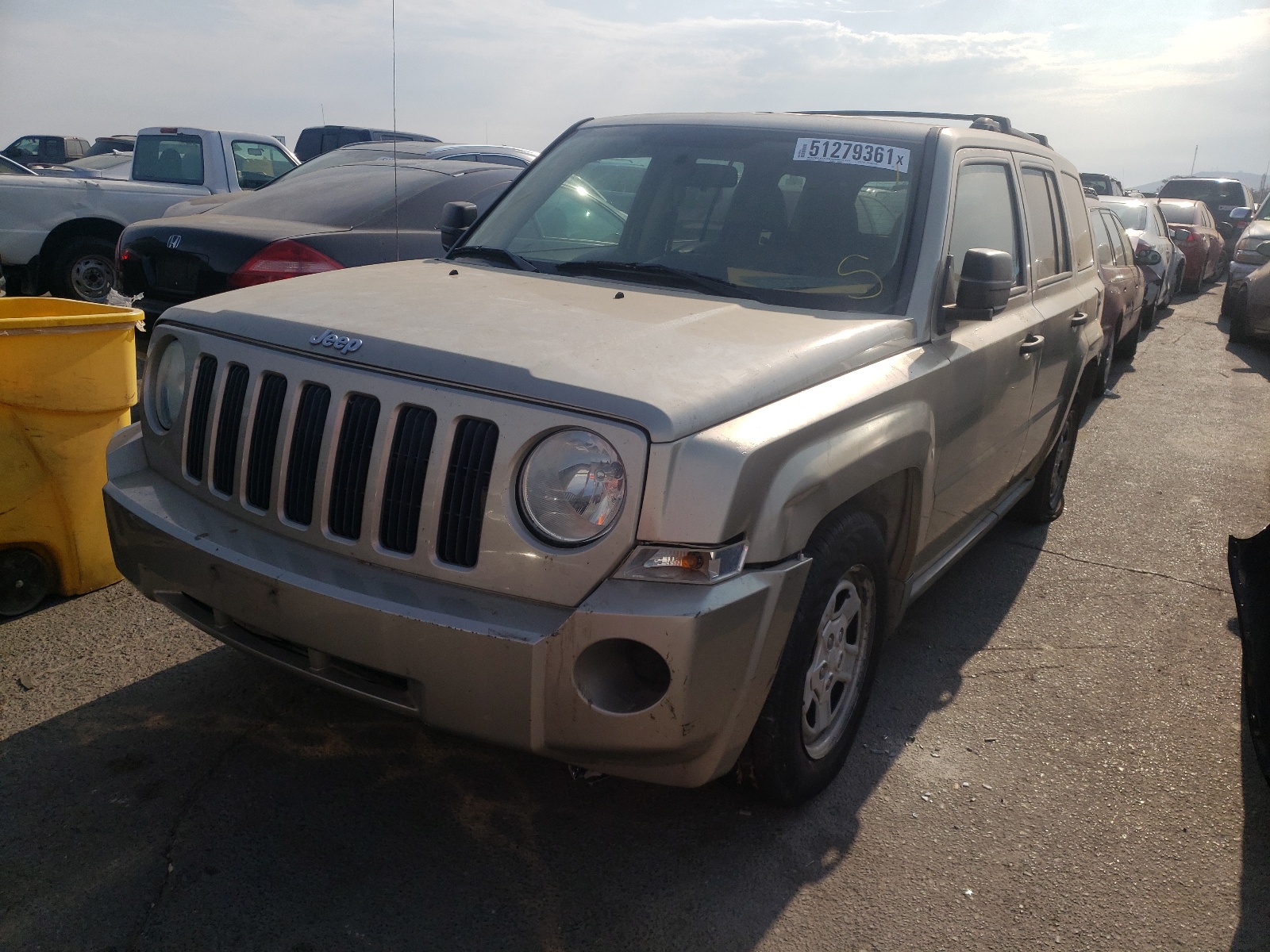 Photo 2 from auction – 2009 JEEP PATRIOT SP with VIN 1J4FT28B79D207682