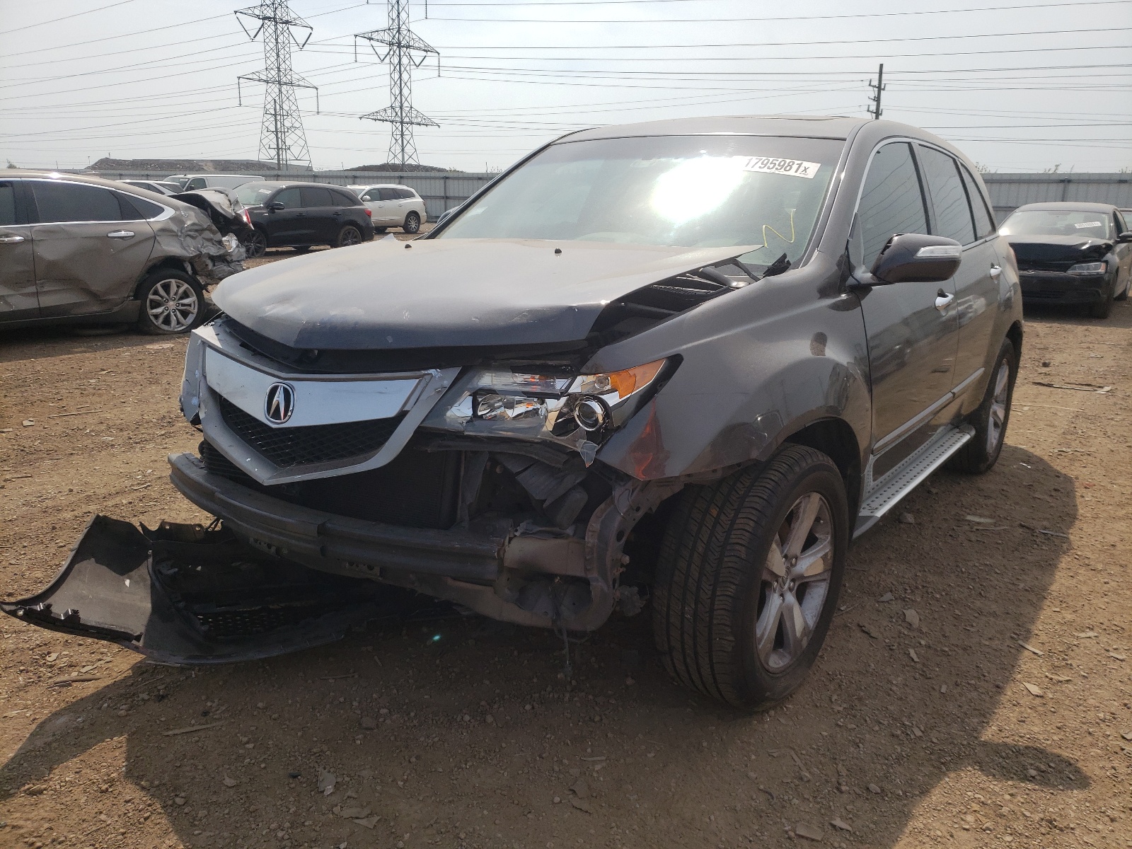 Photo 2 from auction – 2011 ACURA MDX TECHNO with VIN 2HNYD2H49BH538814