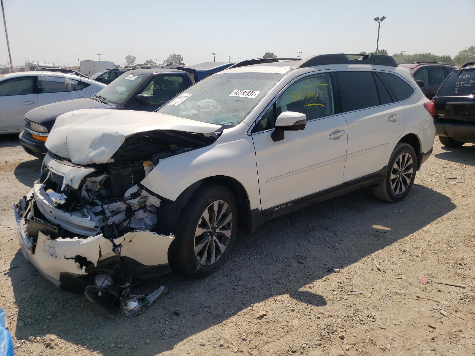 Photo 2 from auction – 2017 SUBARU OUTBACK 3. with VIN 4S4BSENC6H3402596