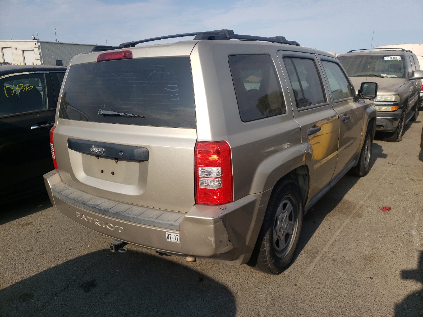 Photo 4 from auction – 2009 JEEP PATRIOT SP with VIN 1J4FT28B79D207682