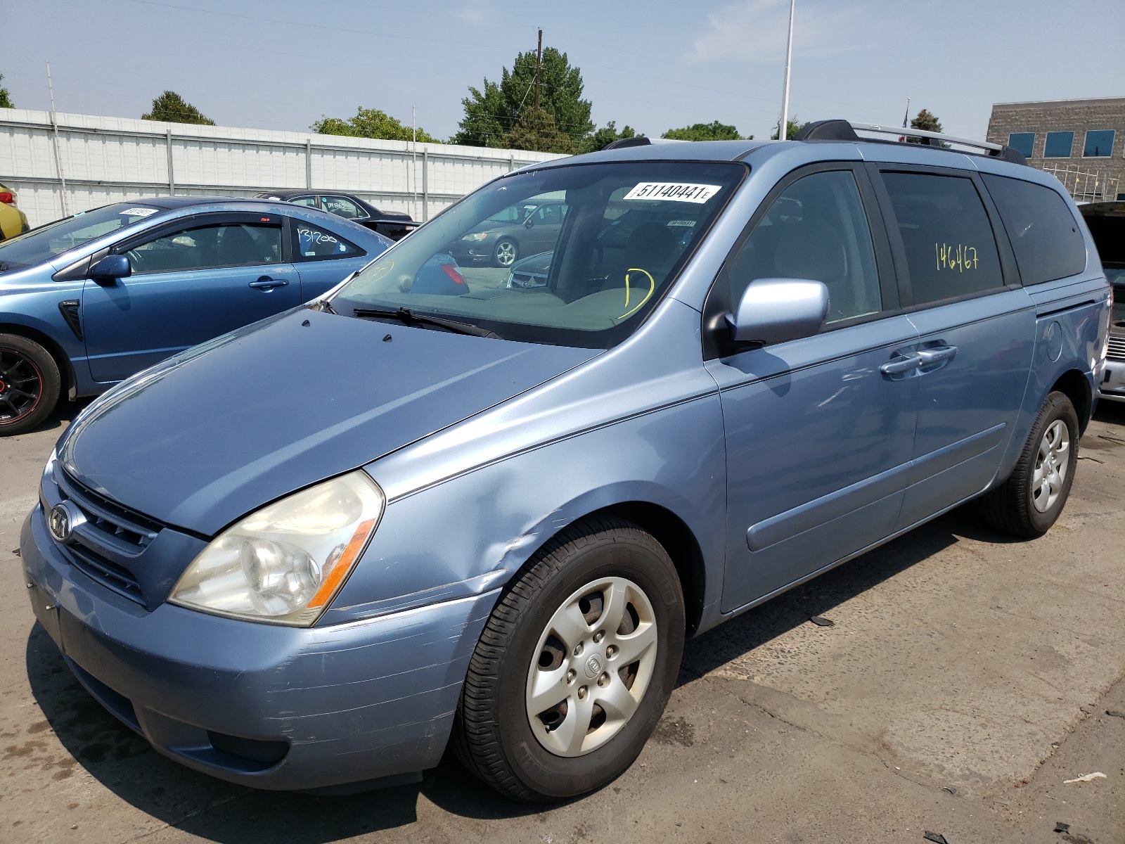 Photo 2 from auction – 2008 KIA SEDONA EX with VIN KNDMB233686258576