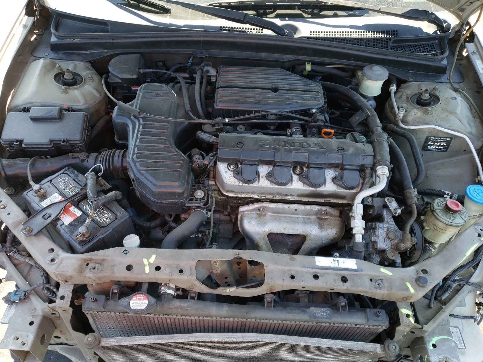 Photo 7 from auction – 2004 HONDA CIVIC LX with VIN 2HGES16624H502514