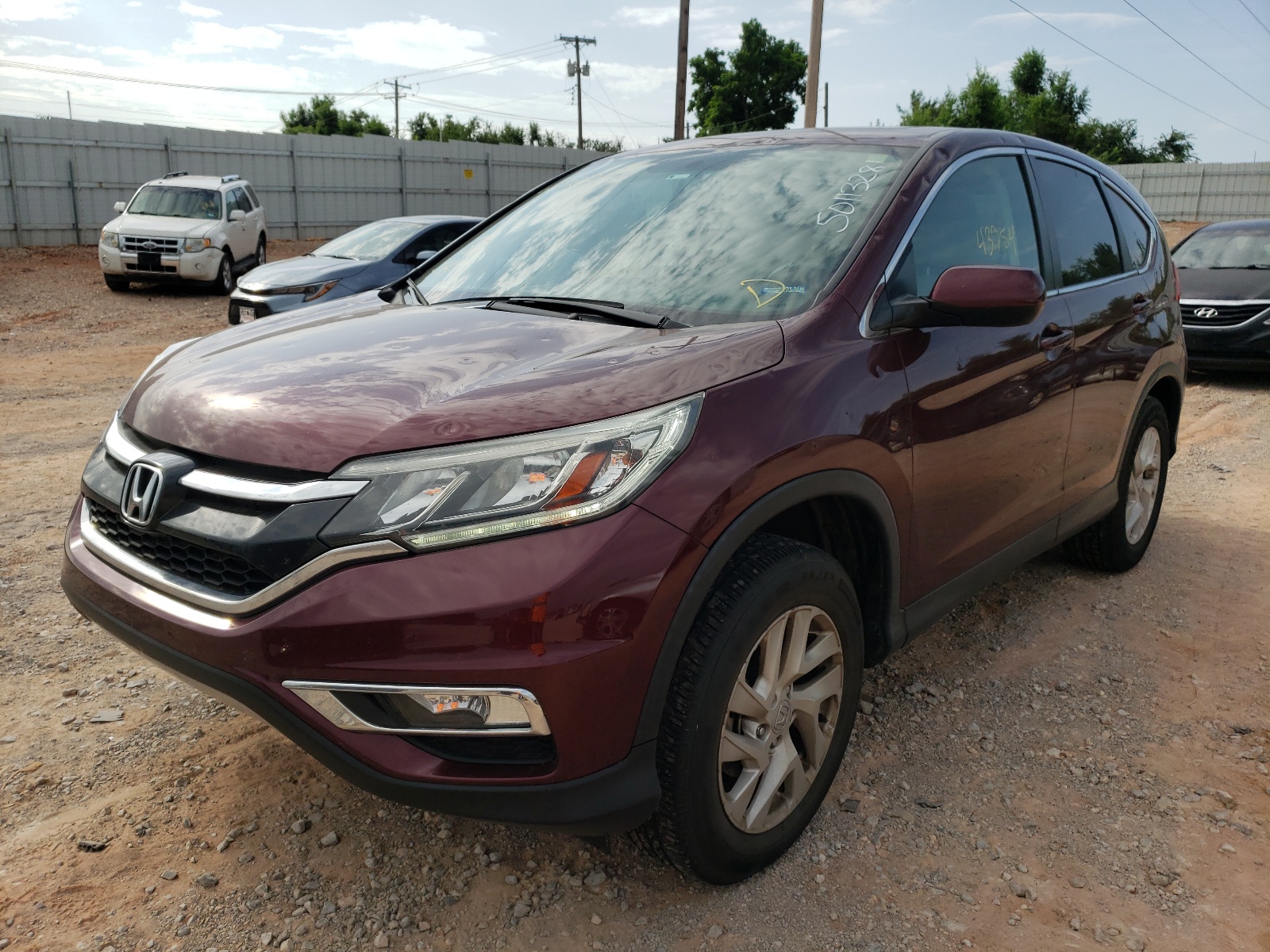 Photo 2 from auction – 2016 HONDA CR-V EX with VIN 2HKRM4H50GH680000