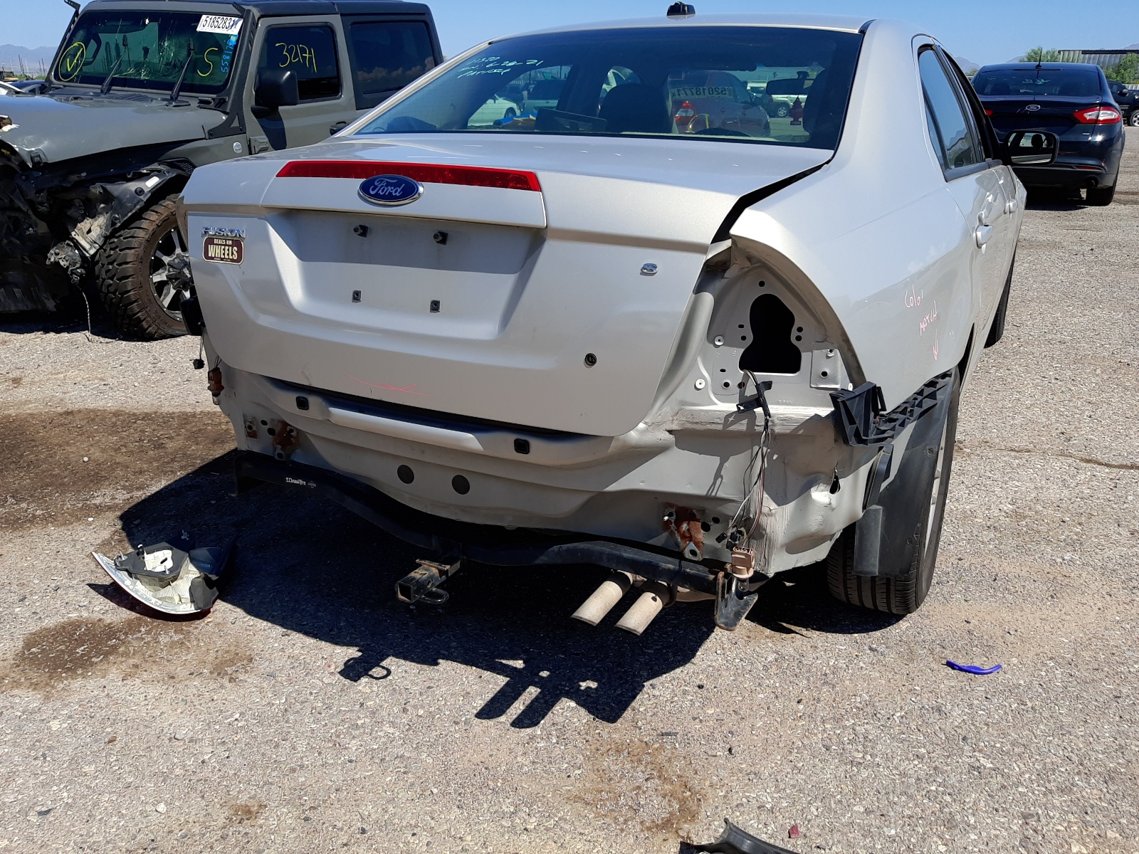 Photo 9 from auction – 2010 FORD FUSION S with VIN 3FAHP0GA3AR134781