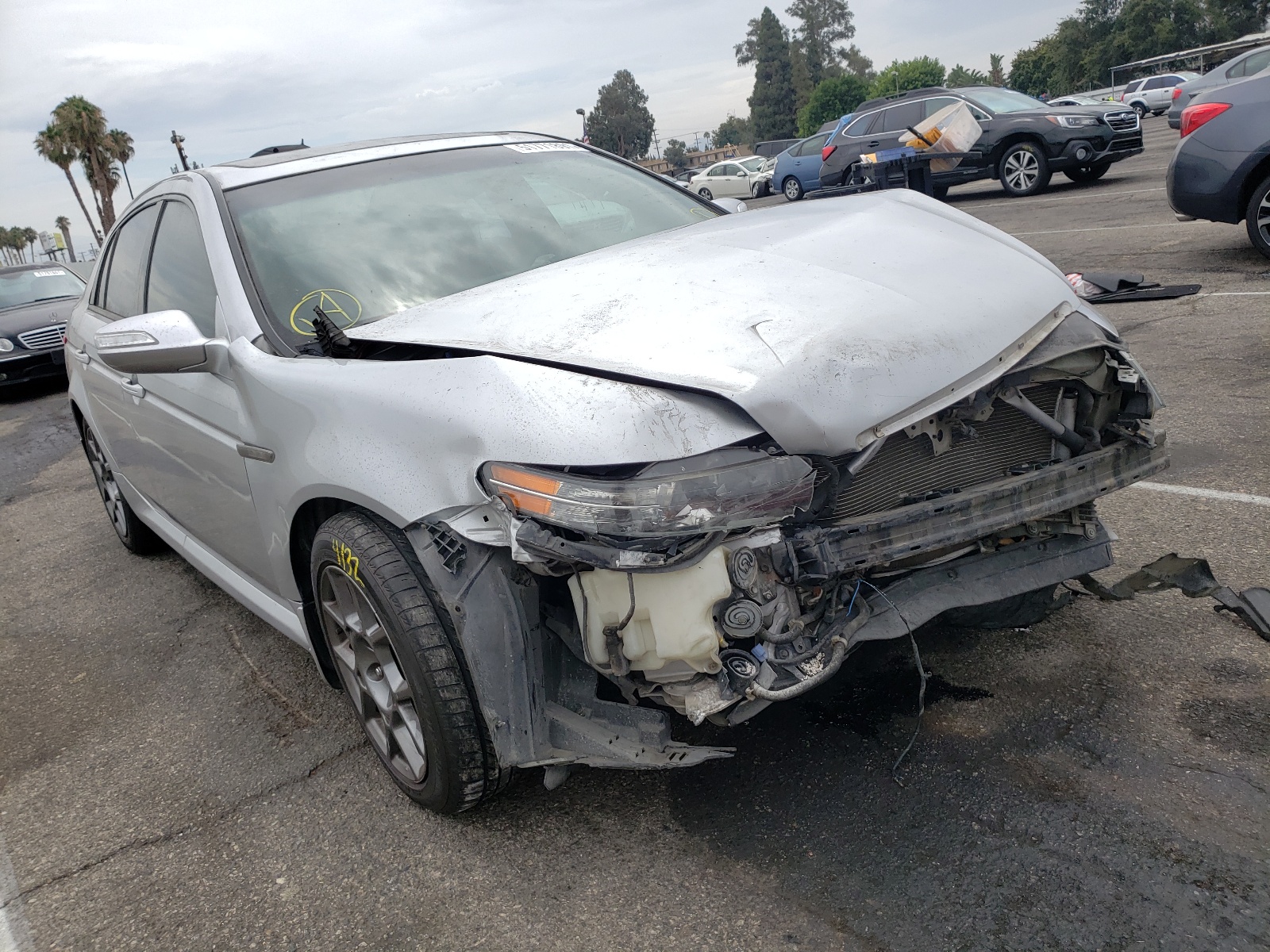 ACURA TL TYPE S 2008 with VIN 19UUA76538A026643 - Photo from auction