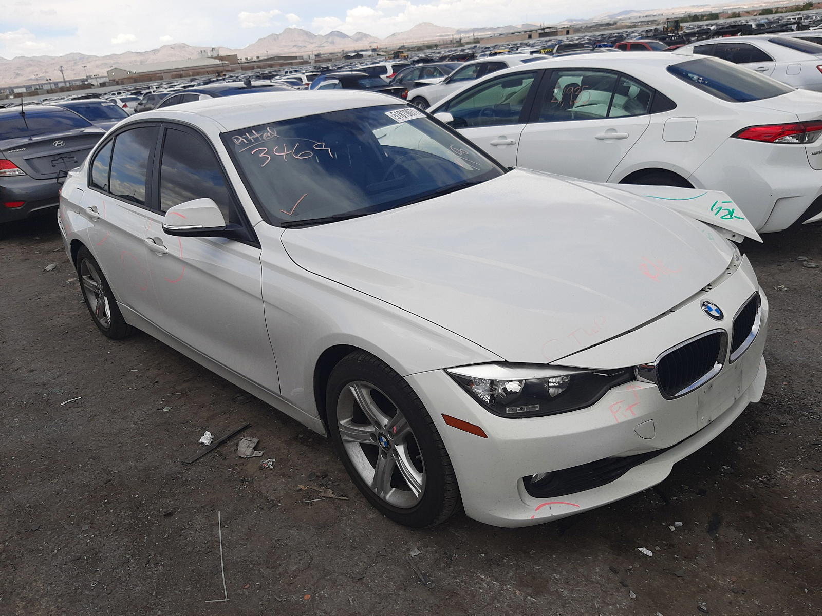 BMW 328 I 2013 with VIN WBA3A5C51DF602954 - Photo from auction