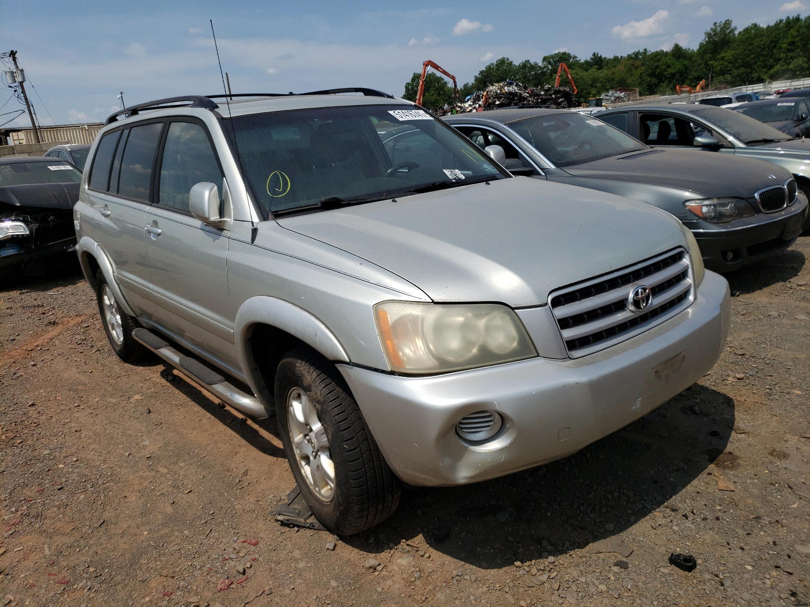 TOYOTA HIGHLANDER 2003 with VIN JTEHF21A430106911 - Photo from auction