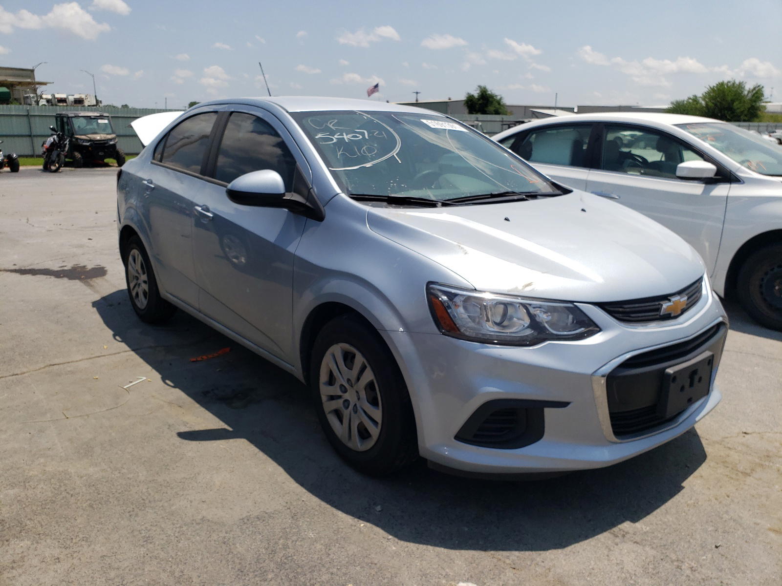 CHEVROLET SONIC LS 2017 with VIN 1G1JB5SH1H4160495 - Photo from auction