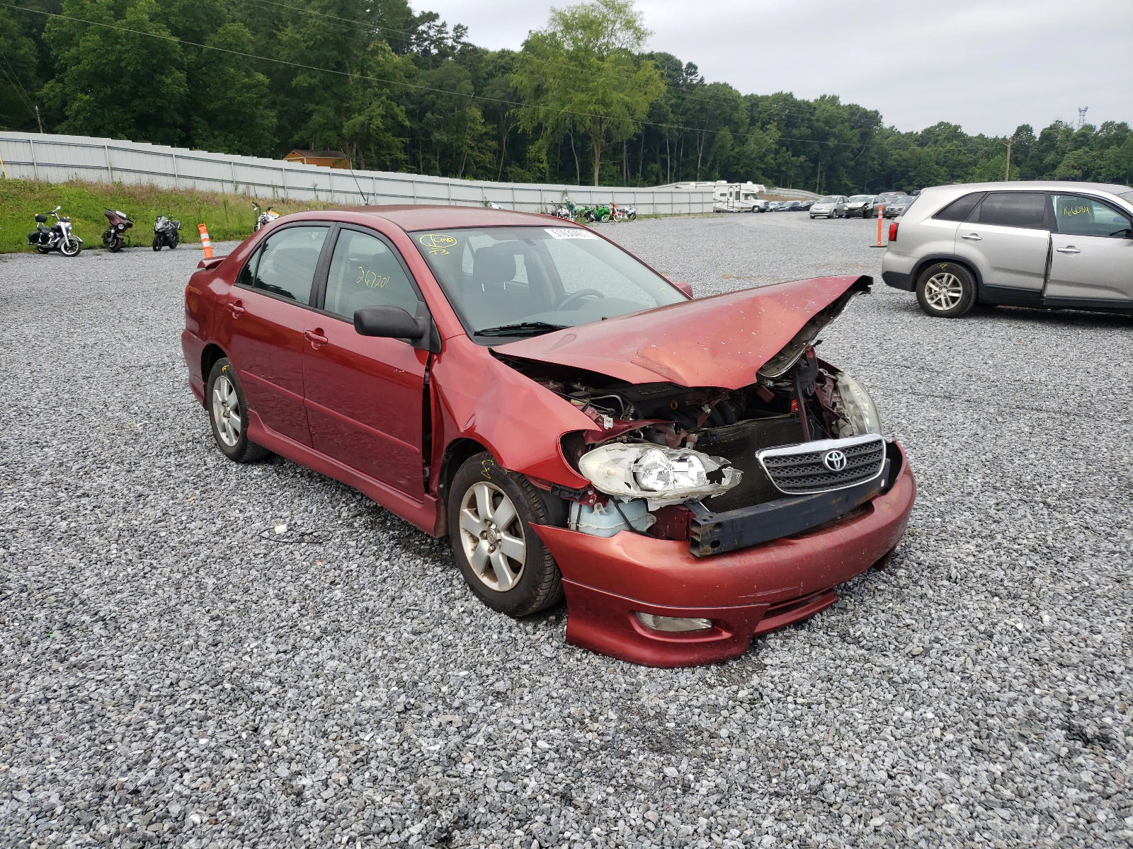 TOYOTA COROLLA CE 2007 with VIN 1NXBR32E07Z915521 - Photo from auction
